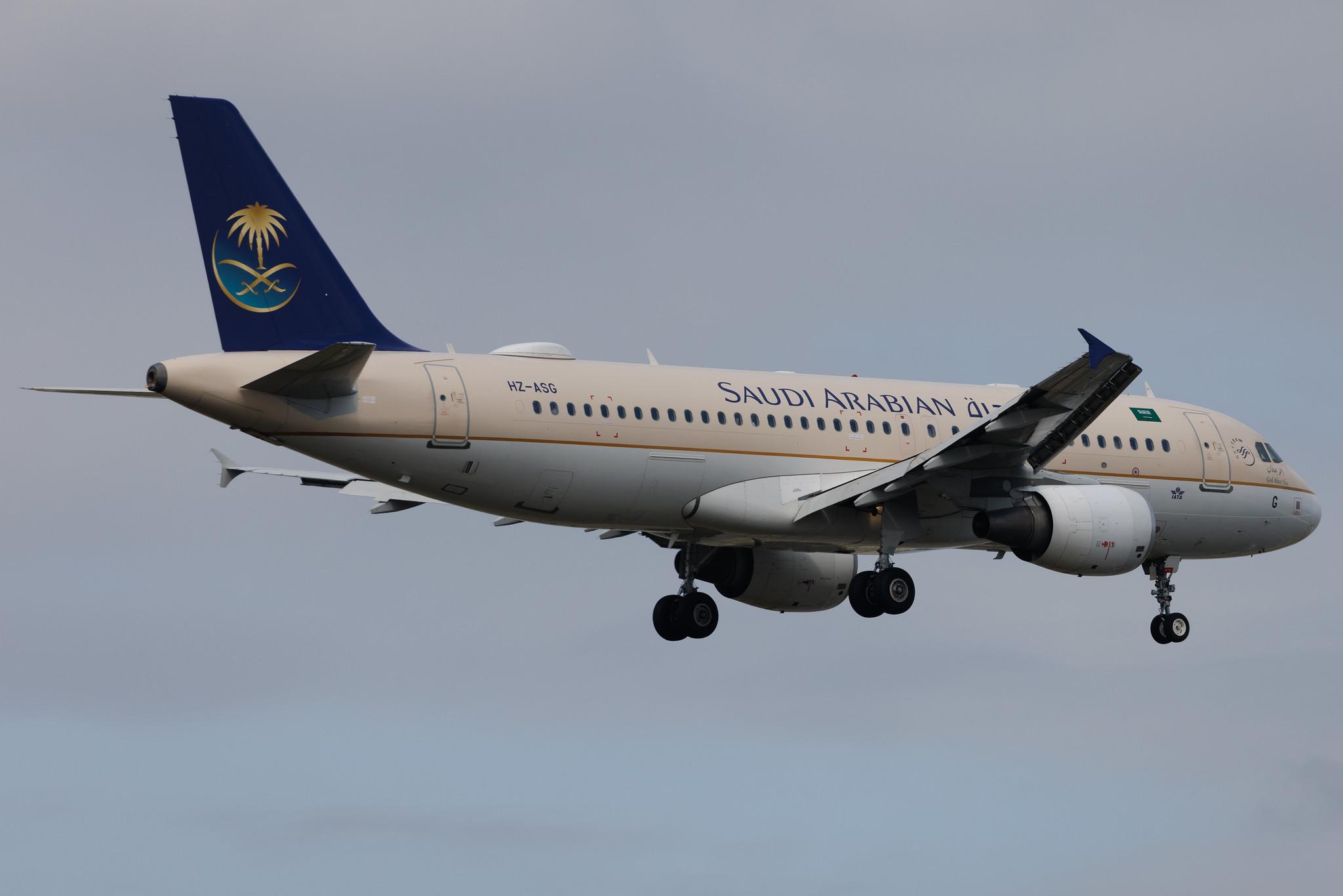 Frankfurt Airport: Saudia (SV / SVA) | Operator: Saudi Arabian Airlines | A320 | HZ-ASG | MSN 5223