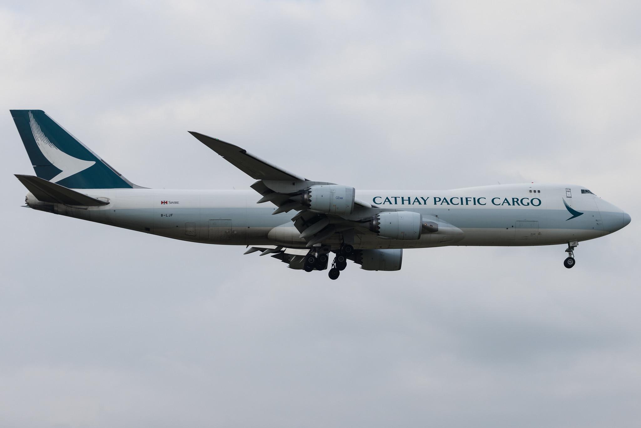 Frankfurt Airport: Cathay Pacific Cargo (CX / CPA) | Operator: Cathay Pacific | Boeing 747-867F B748 | B-LJF | MSN 39243