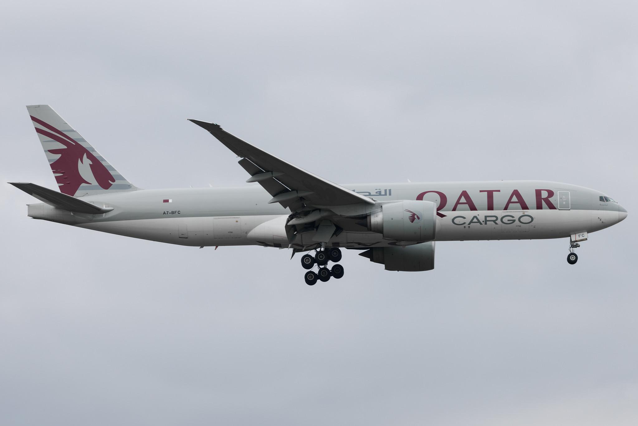 Frankfurt Airport: Qatar Cargo (QR / QTR) | Operator: Qatar Airways | Boeing 777-FDZ B77L | A7-BFC | MSN 36099
