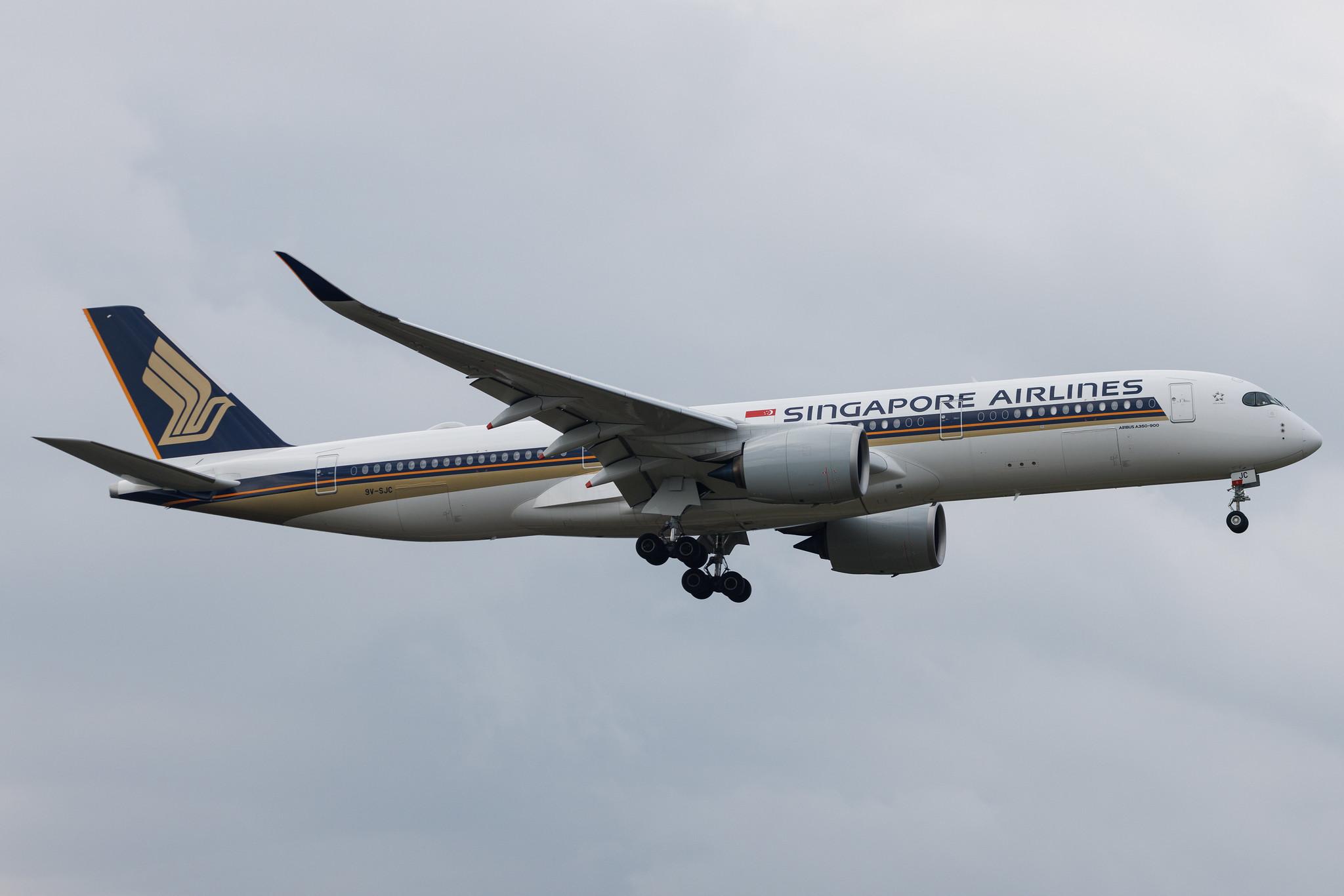 Frankfurt Airport: Singapore Airlines (SQ / SIA) | Airbus A350-941 A359 | 9V-SJC | MSN 564
