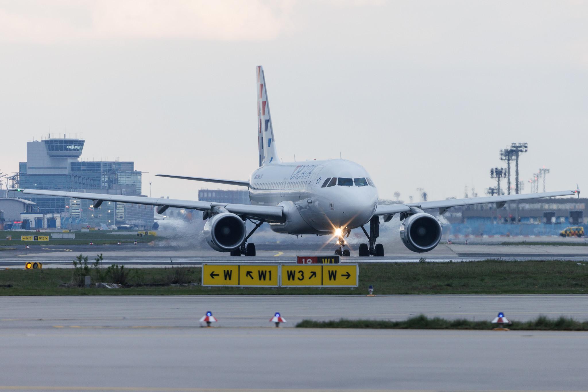 Frankfurt Airport: Croatia Airlines (OU / CTN) | Airbus A319-112 A319 | 9A-CTN | MSN 5085