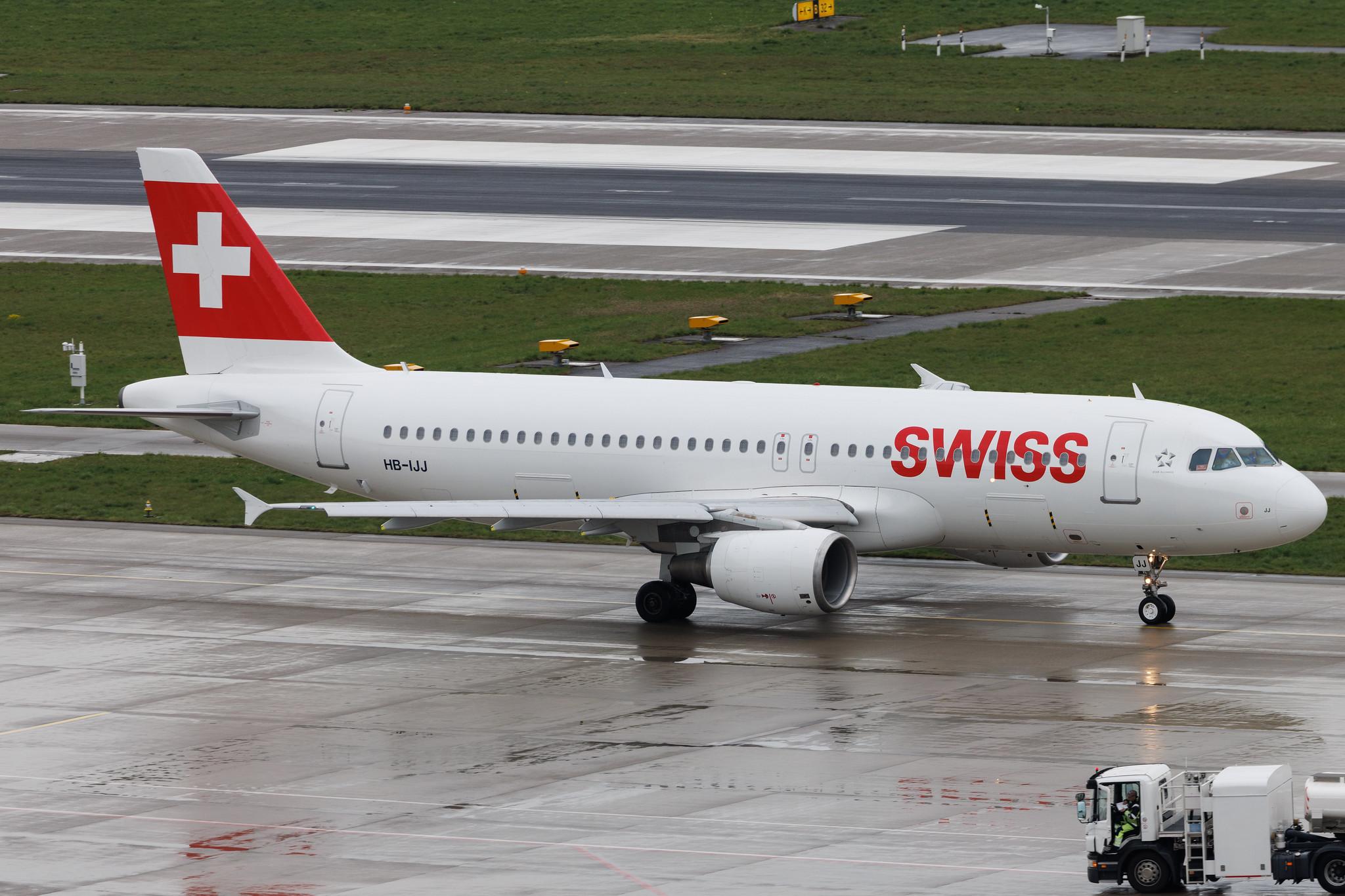 Flughafen Zürich: Swiss (LX / SWR) | Airbus A320-214 A320 | HB-IJJ | MSN 0585