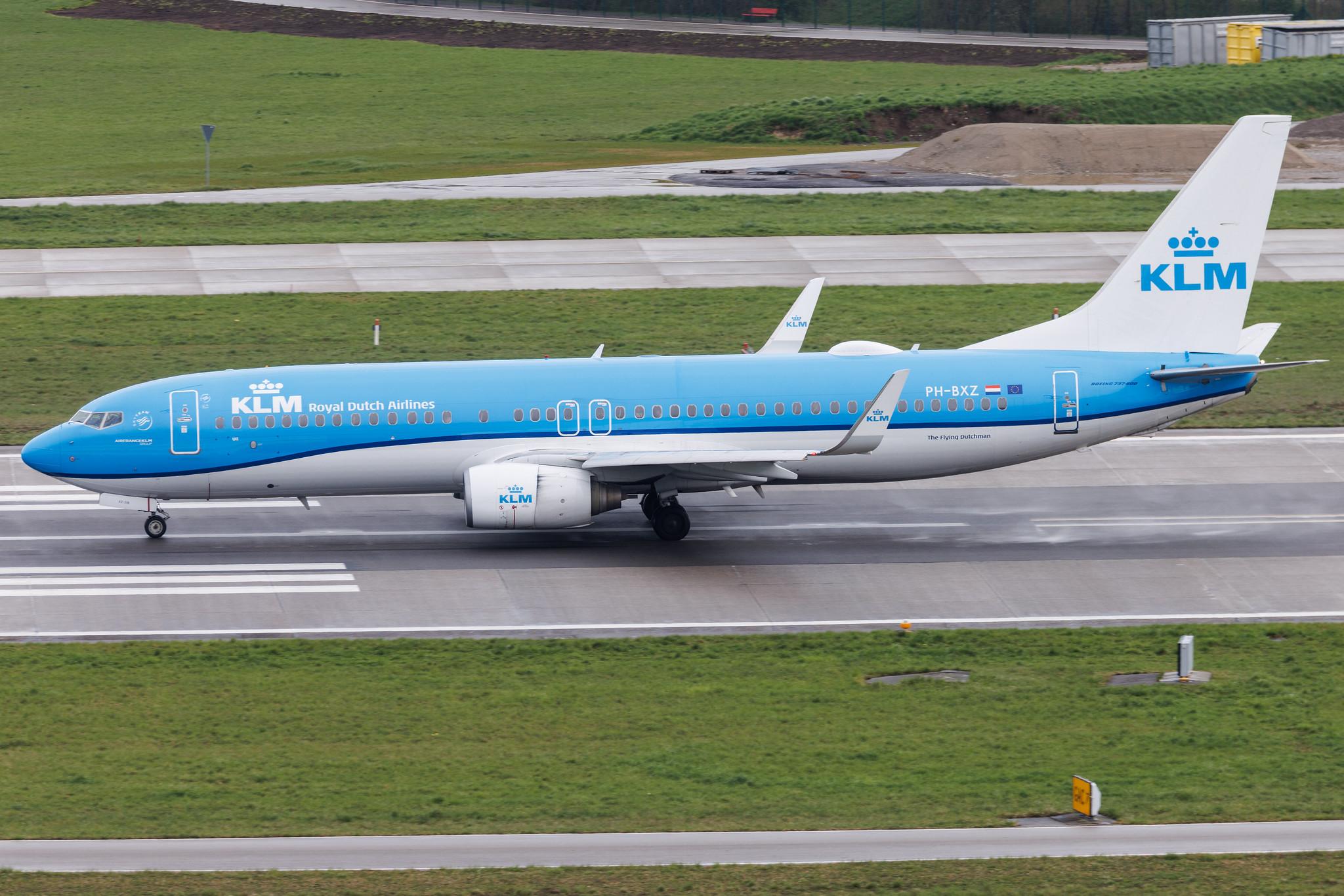 Flughafen Zürich: KLM (KL / KLM) | Boeing 737-8K2 B738 | PH-BXZ | MSN 30368