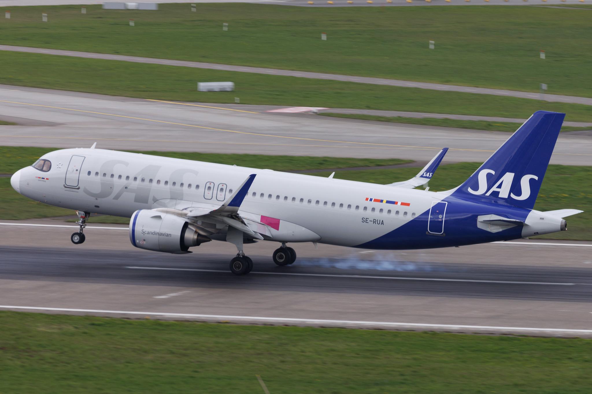 Flughafen Zürich: SAS (SK / SAS) | Airbus A320-251N A20N | SE-RUA | MSN 09520