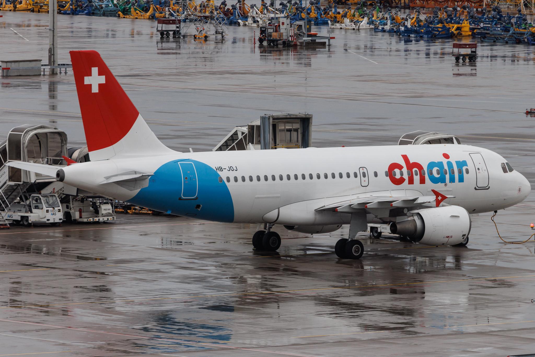 Flughafen Zürich: Chair Airlines (GM / GSW) | Airbus A319-112 A319 | HB-JOJ | MSN 3024