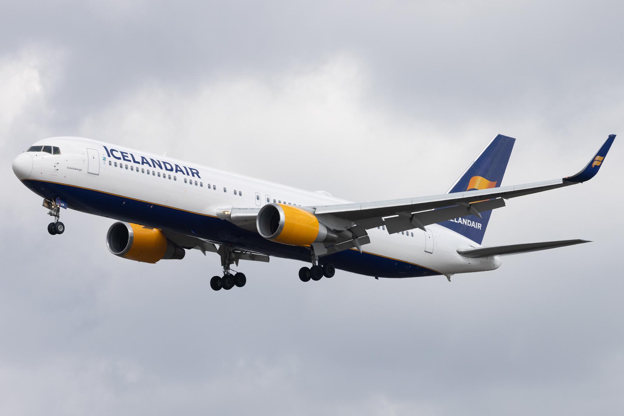 Frankfurt Airport: Icelandair (FI / ICE) | Boeing 767-319(ER) B763 | TF-ISN | MSN 30586