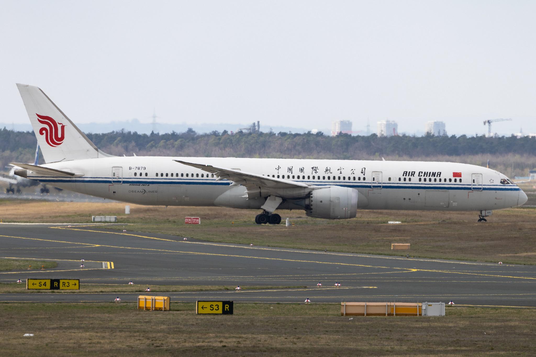 Frankfurt Airport: Air China (CA / CCA) | Boeing 787-9 Dreamliner B789 | B-7879 | MSN 34307
