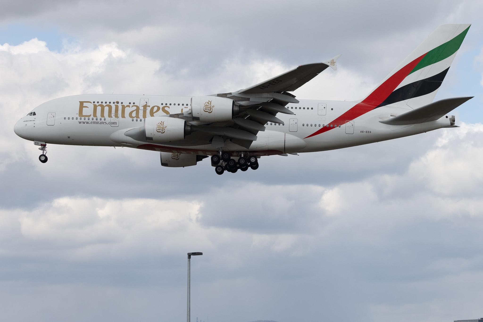 Frankfurt Airport: Emirates (EK / UAE) | Airbus A380-861 A388 | A6-EEG | MSN 116