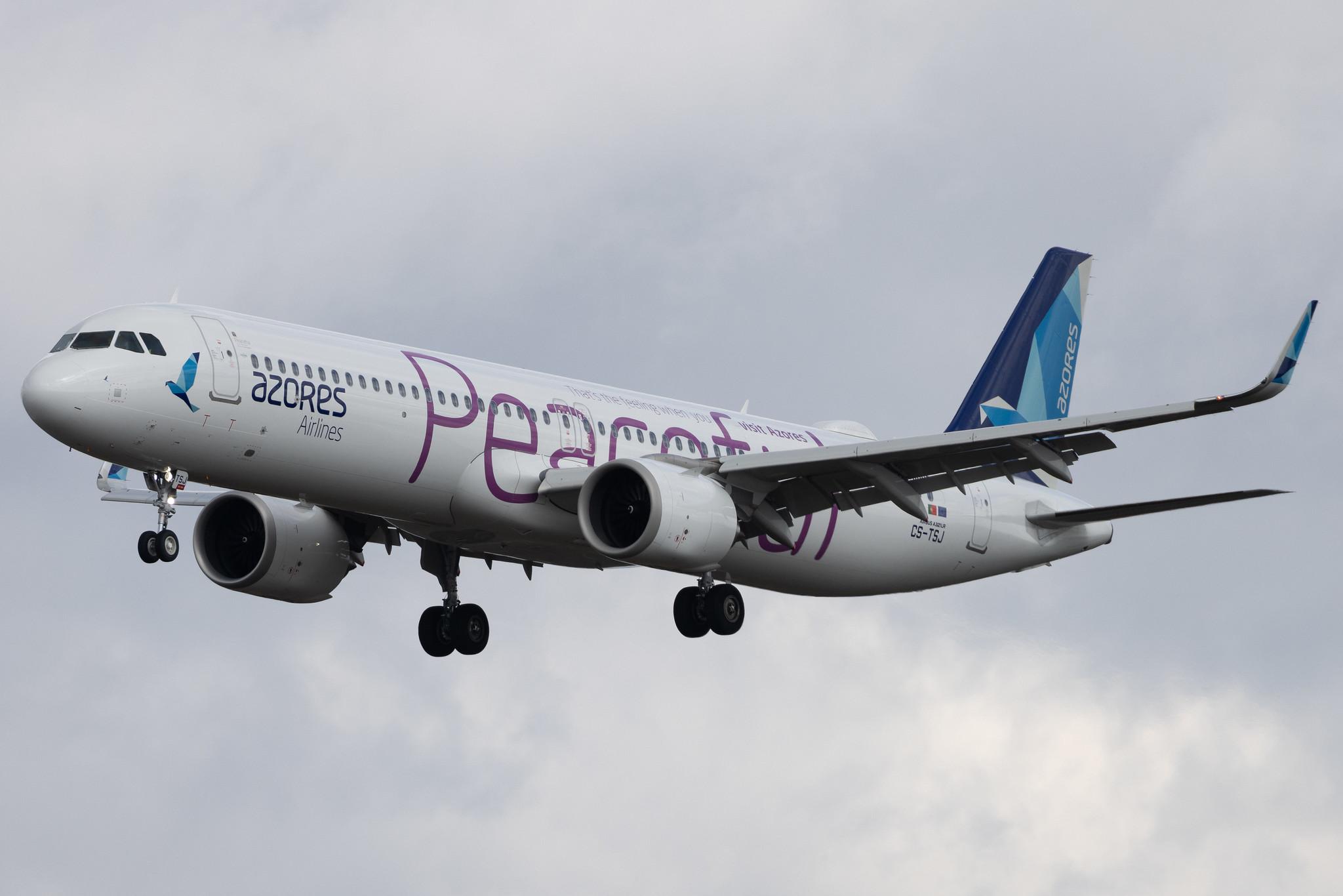 Frankfurt Airport: Azores Airlines (S4 / RZO) | Livery: Peaceful Livery | Airbus A321-253NX A21N | CS-TSJ | MSN 10519