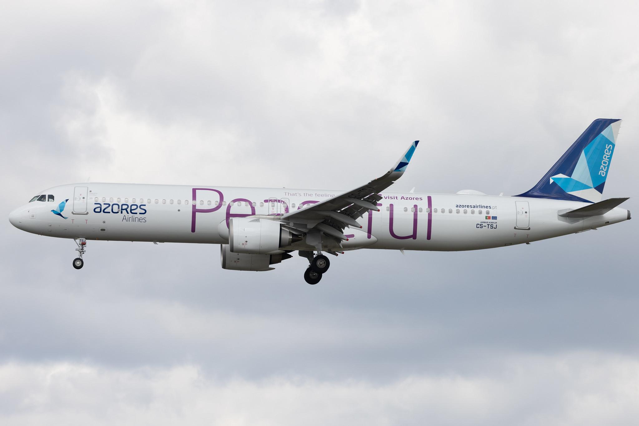 Frankfurt Airport: Azores Airlines (S4 / RZO) | Livery: Peaceful Livery | Airbus A321-253NX A21N | CS-TSJ | MSN 10519