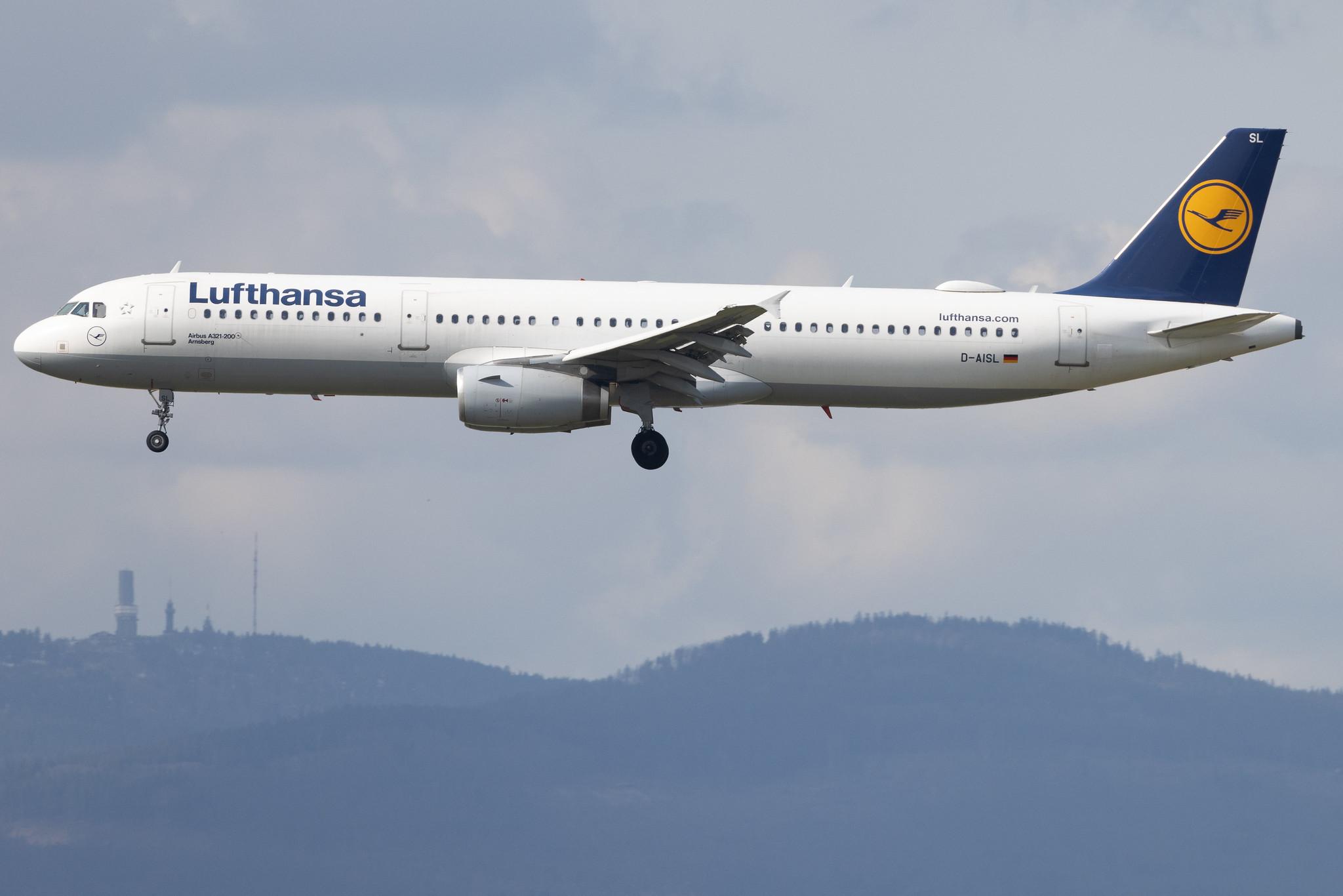 Frankfurt Airport: Lufthansa (LH / DLH) | Airbus A321-231 A321 | D-AISL | MSN 3434