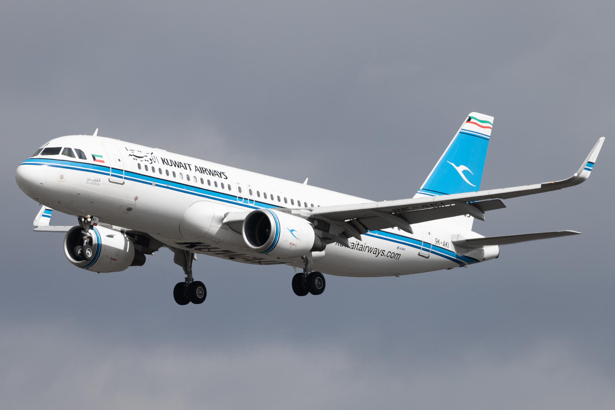 Frankfurt Airport: Kuwait Airways (KU / KAC) | Airbus A320-214 A320 | 9K-AKI | MSN 6500