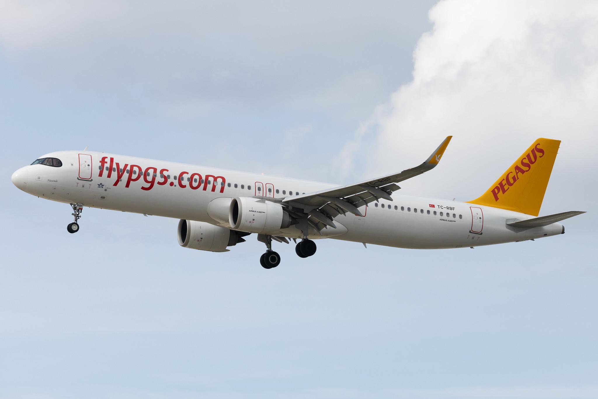 Frankfurt Airport: Pegasus (PC / PGT) | Operator: Pegasus Airlines |  Airbus A321-251NX A21N | TC-RBF | MSN 09495