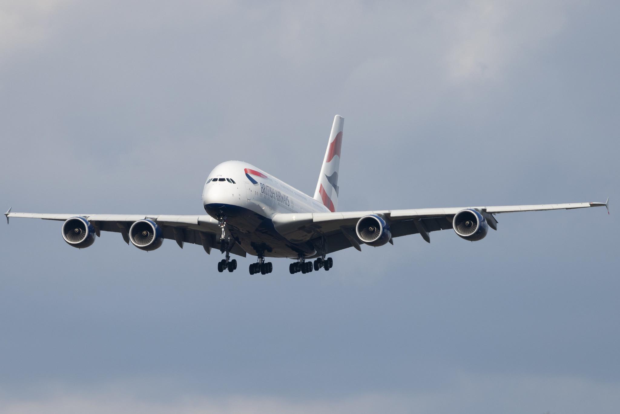 Frankfurt Airport: British Airways (BA / BAW) | Airbus A380-841 A388 | G-XLEK | MSN 194