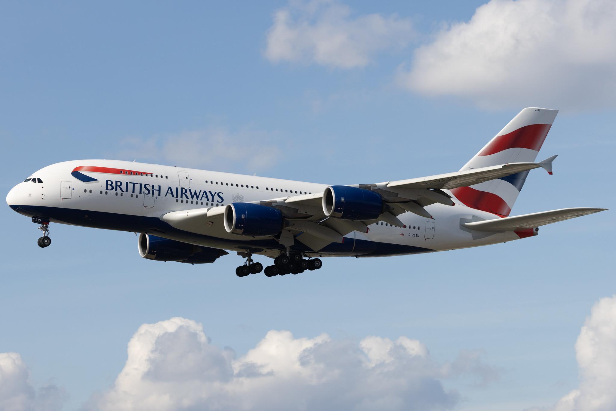 Frankfurt Airport: British Airways (BA / BAW) | Airbus A380-841 A388 | G-XLEK | MSN 194