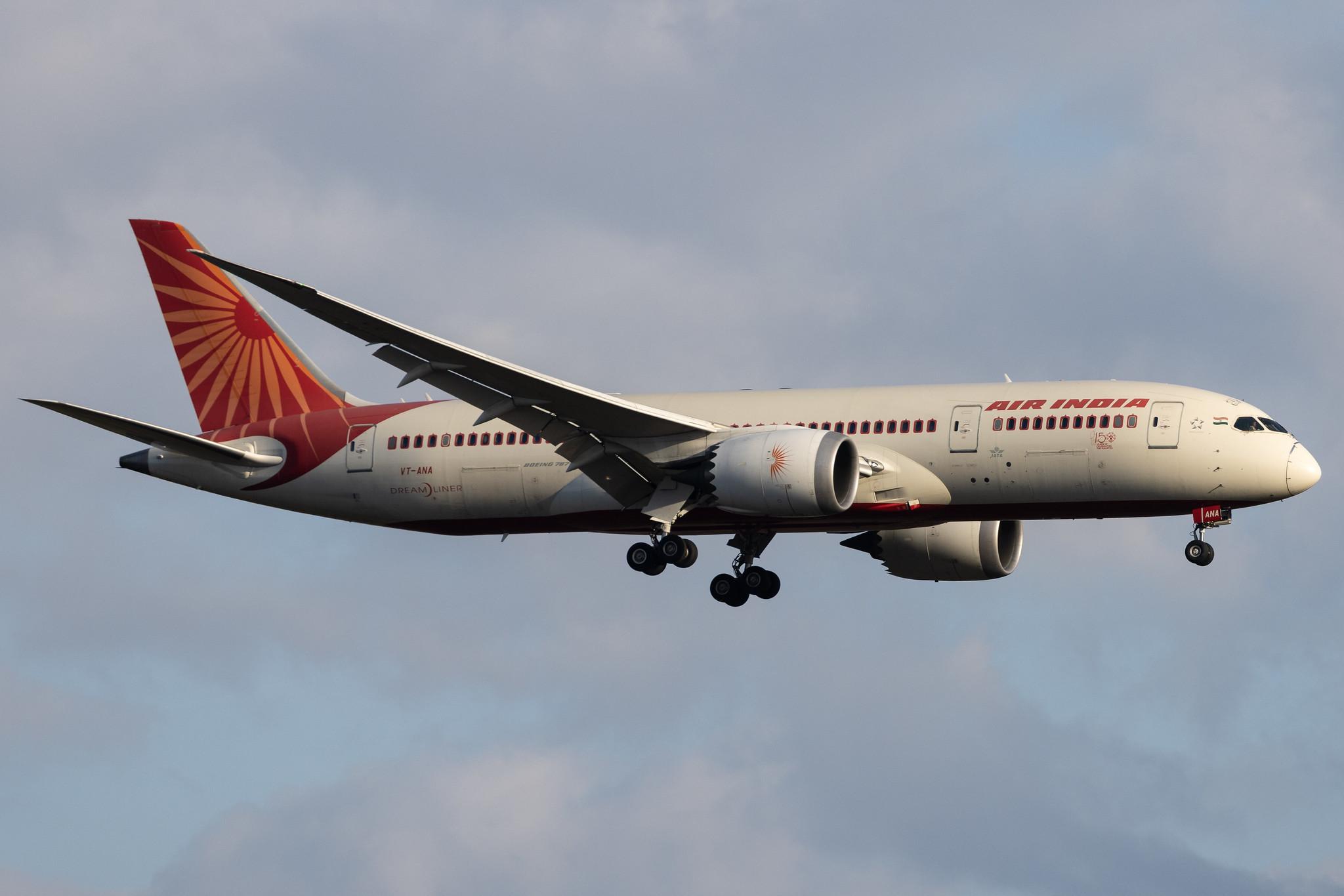 Frankfurt Airport: Air India (AI / AIC) | Boeing 787-8 Dreamliner B788 | VT-ANA | MSN 36273