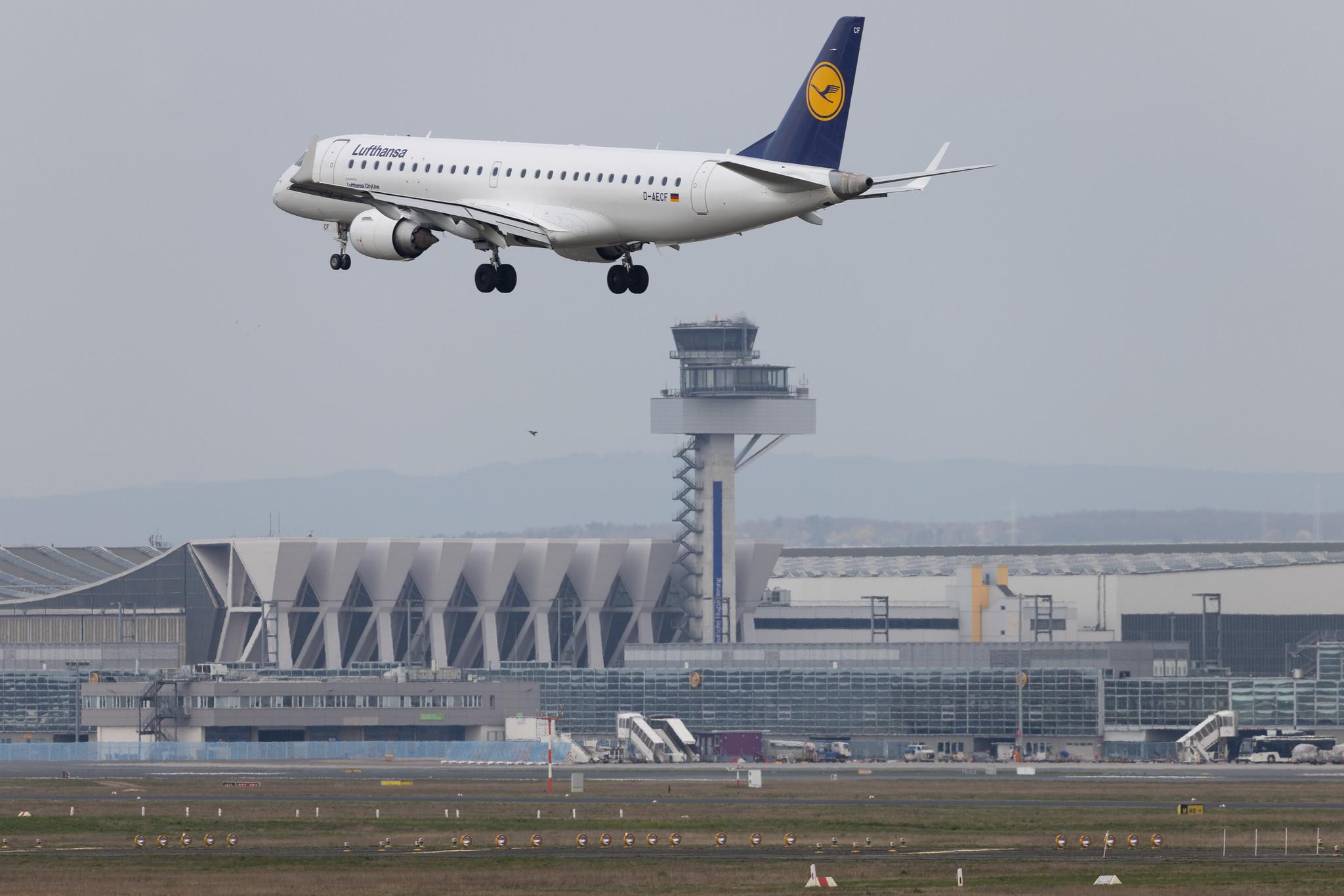 Frankfurt Airport: Lufthansa (LH / DLH) | Operator: Lufthansa CityLine | Embraer E190LR E190 | D-AECF | MSN 19000359