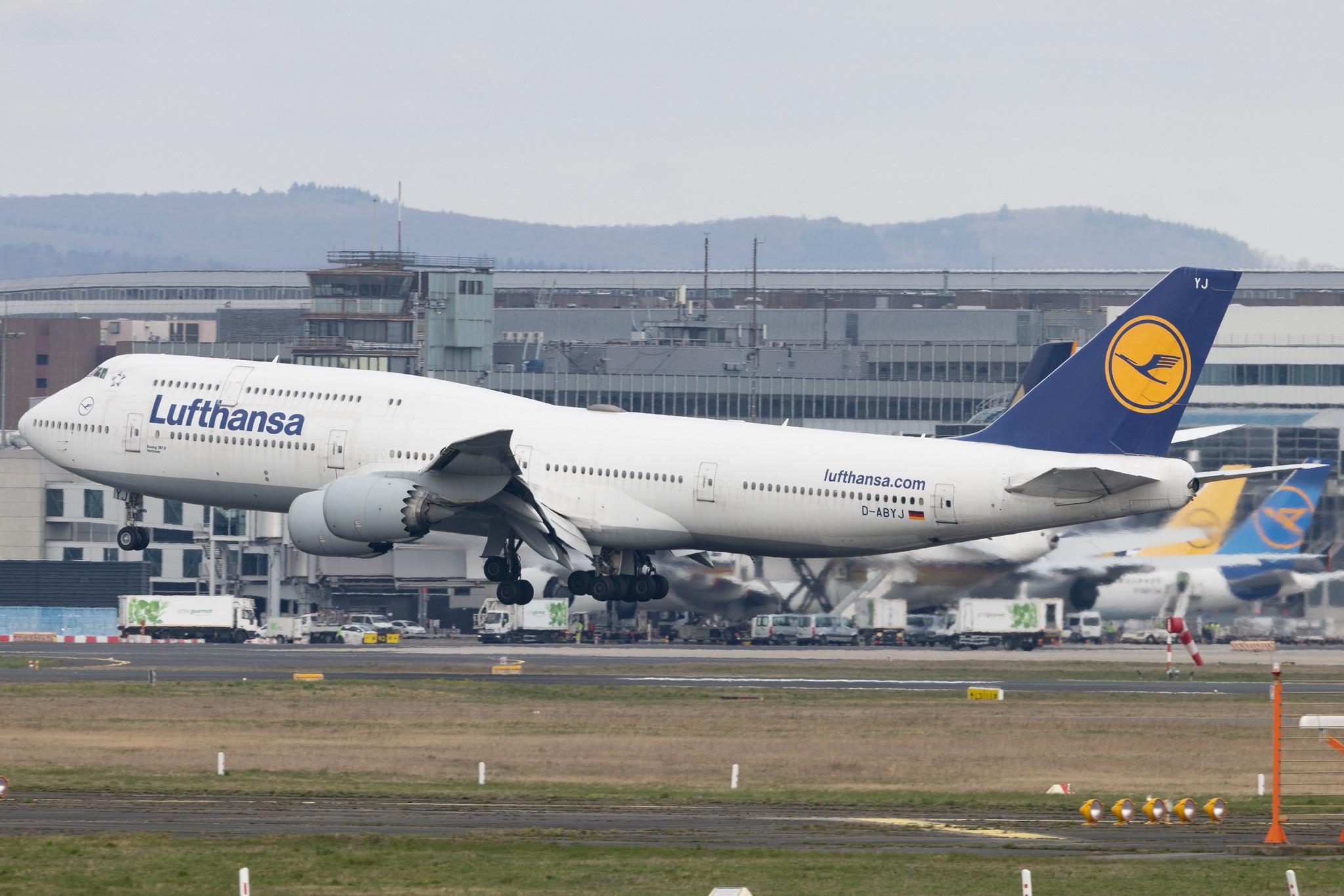 Frankfurt Airport: Lufthansa (LH / DLH) | Boeing 747-830 B748 | D-ABYJ | MSN 37834