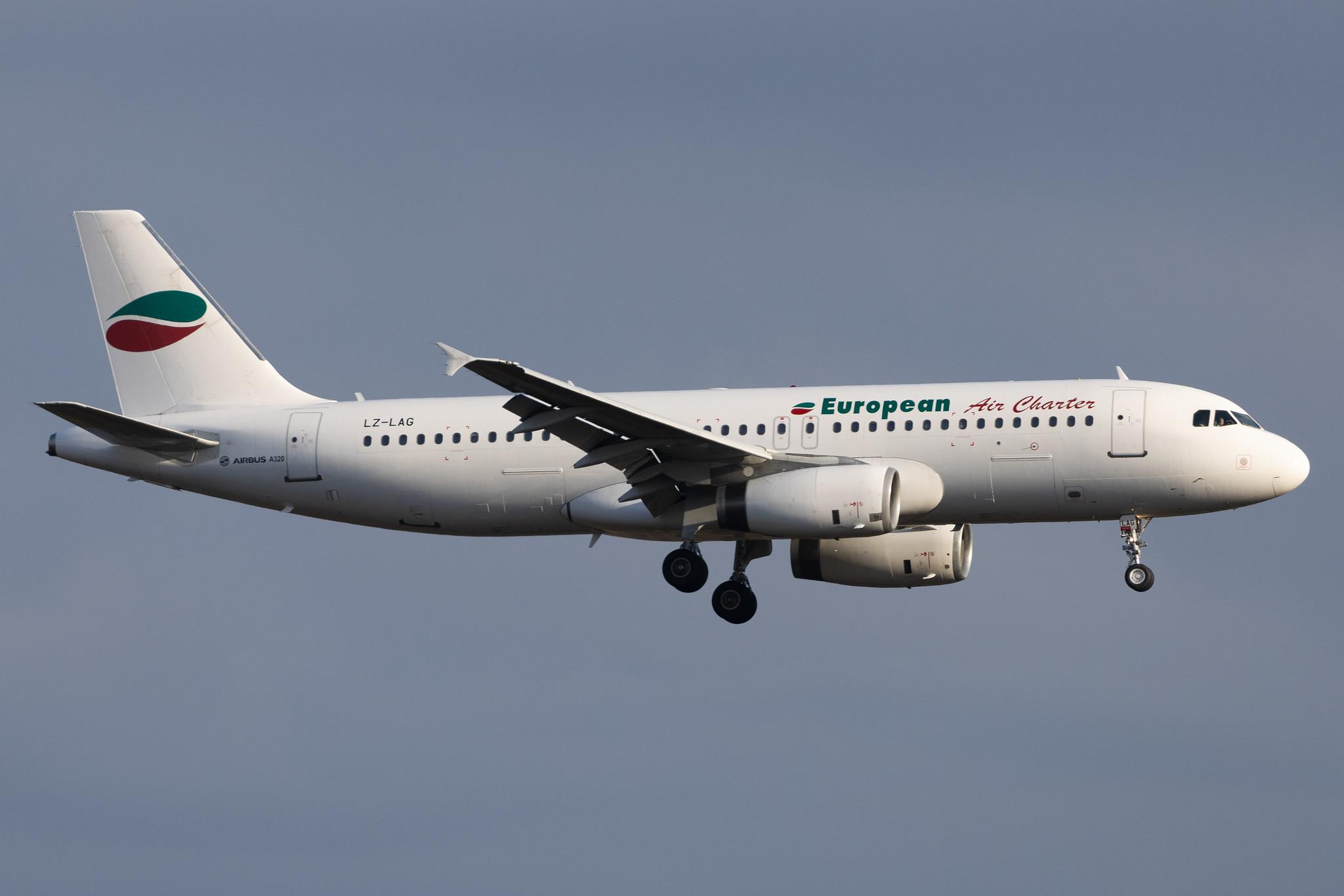 Frankfurt Airport: European Air Charter (H6 / BUC) | Airbus A320-231 A320 | LZ-LAG | MSN 321