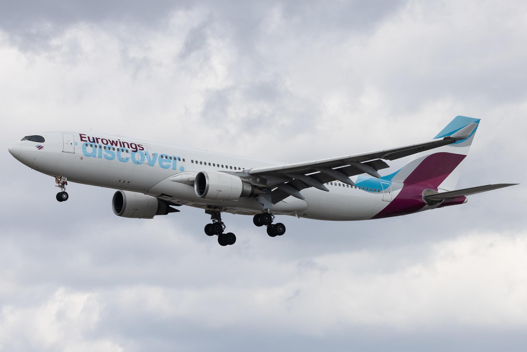 Frankfurt Airport: Eurowings Discover (4Y / OCN) | Airbus A330-203 A332 | D-AXGE | MSN 0612