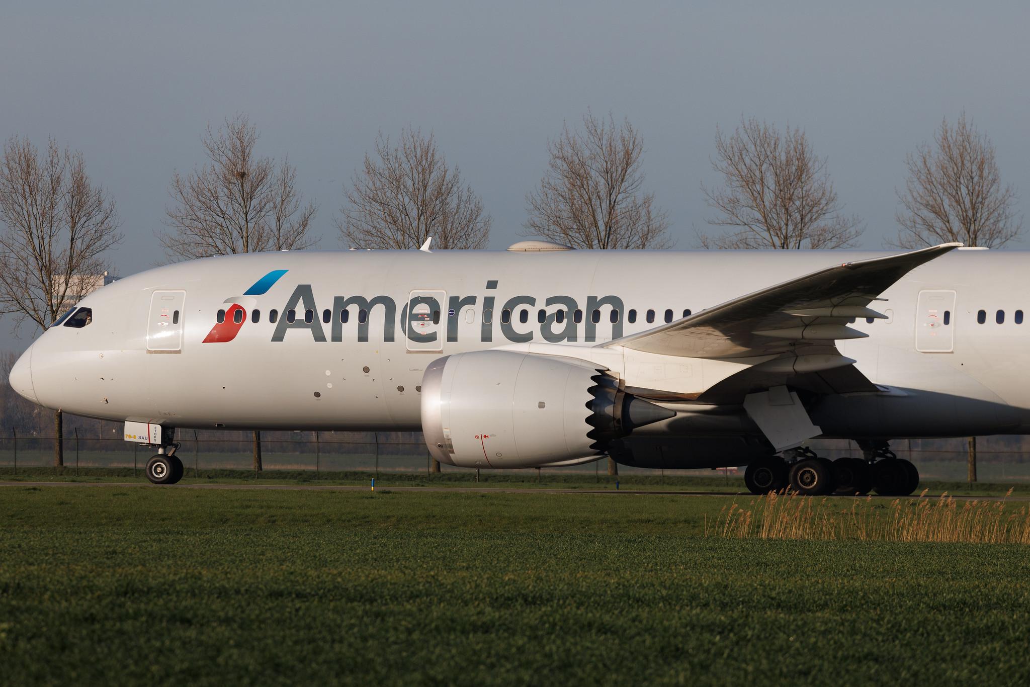 Amsterdam Schiphol: American Airlines (AA / AAL) | Boeing 787-8 Dreamliner B788 | N817AN | MSN 40635