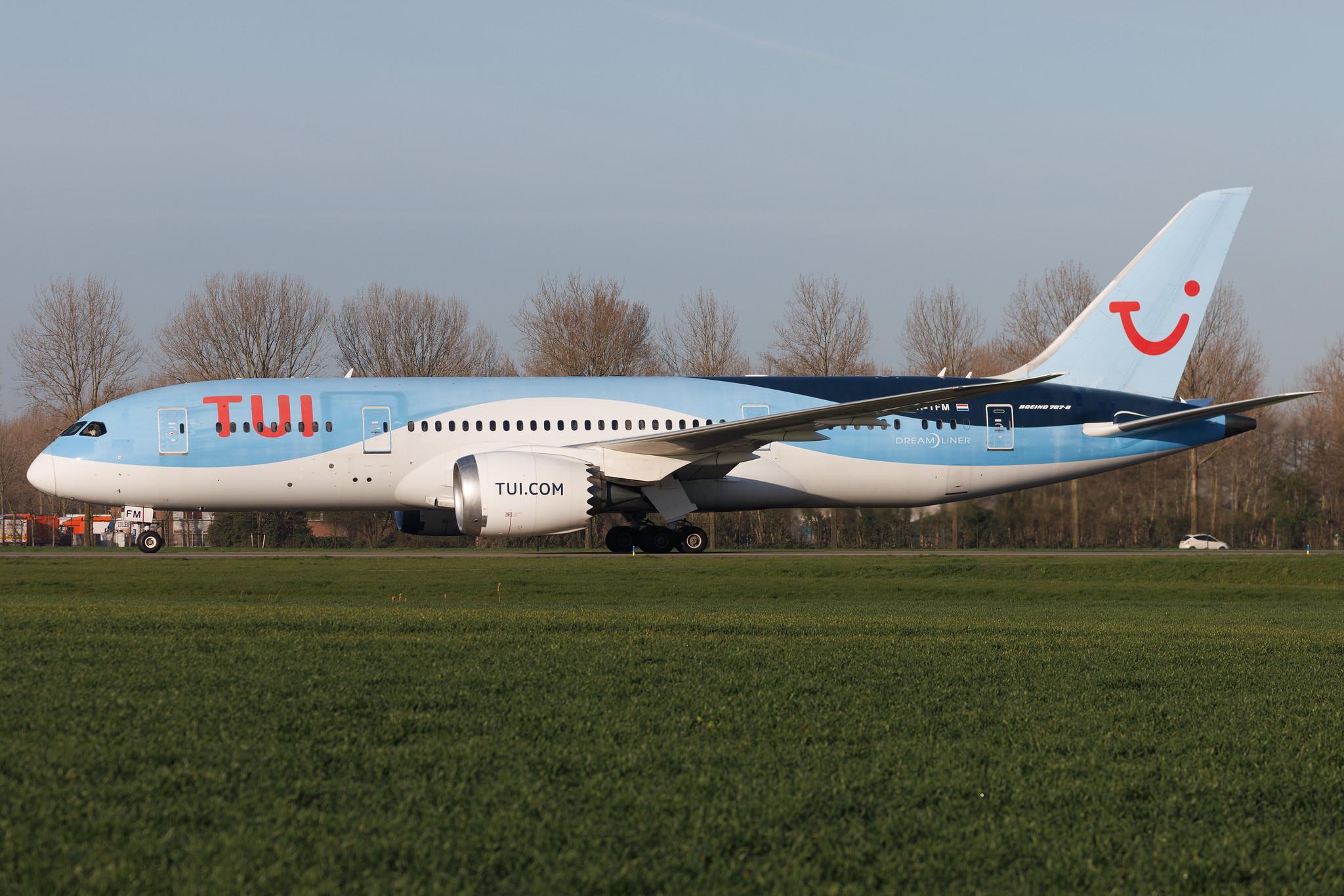 Amsterdam Schiphol: TUI (X3 / TUI) | Operator: TUI fly Netherlands | Boeing 787-8 Dreamliner B788 | PH-TFM | MSN 36429