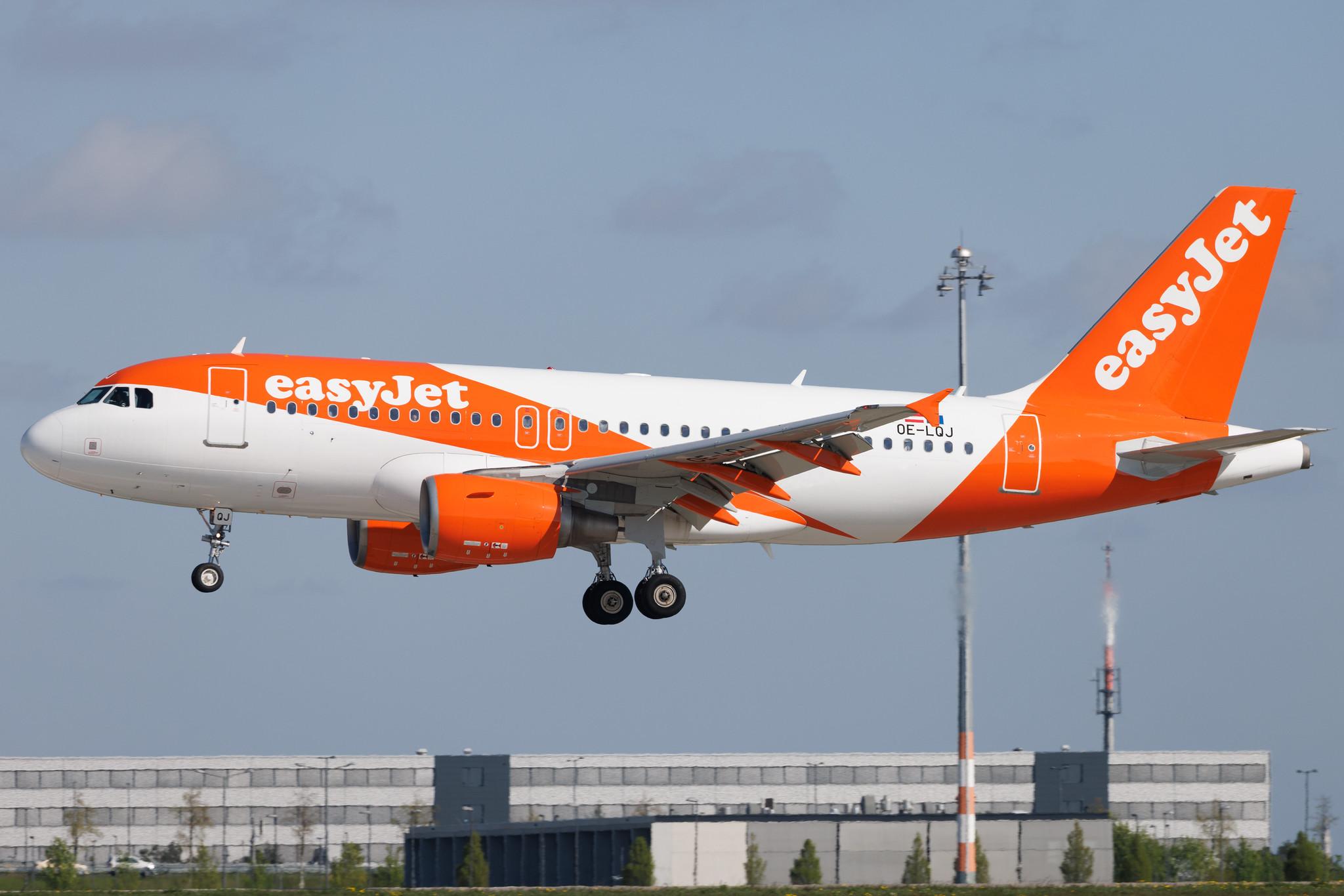 Flughafen Berlin Brandenburg: easyJet (U2 / EZY) | Operator: easyJet Europe | Airbus A319-111 A319 | OE-LQJ | MSN 4080