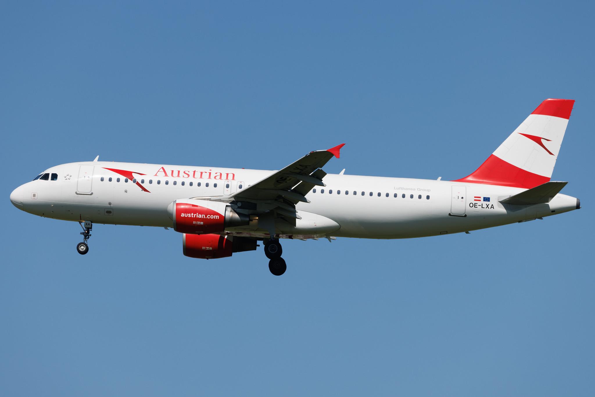 Flughafen Berlin Brandenburg: Austrian Airlines (OS / AUA) | Airbus A320-216 A320 | OE-LXA | MSN 3295