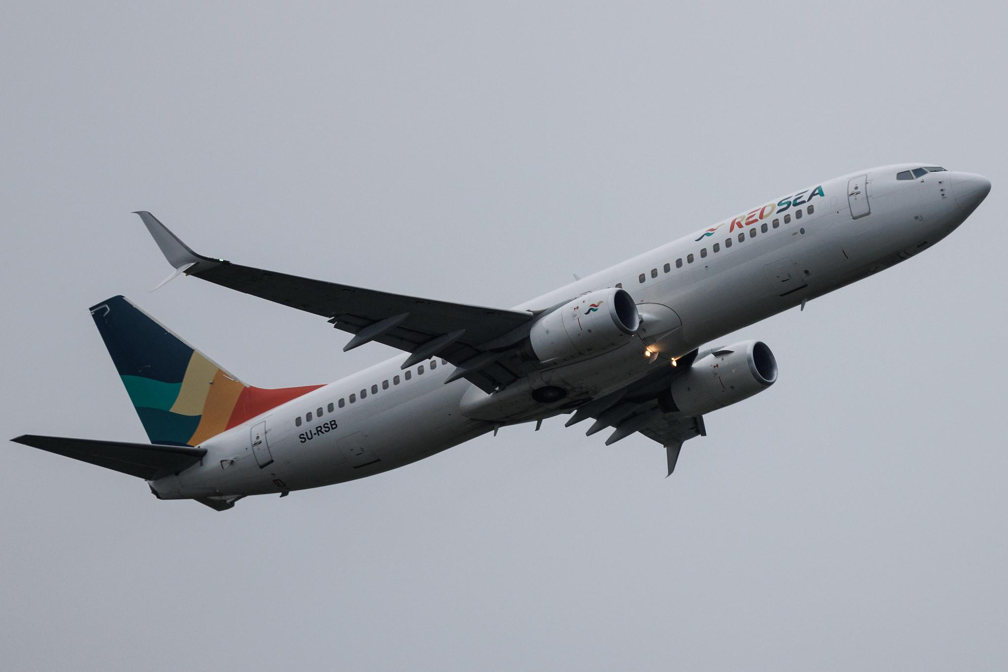 Hamburg Airport: Red Sea Airlines (RS / RSX) | Boeing 737-8Q8 B738 | SU-RSB | MSN 29369