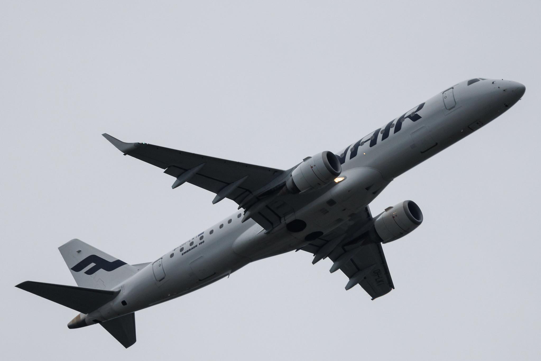 Hamburg Airport: Finnair (AY / FIN) | Operator: NORRA | Embraer E190LR E190 | OH-LKI | MSN 19000117