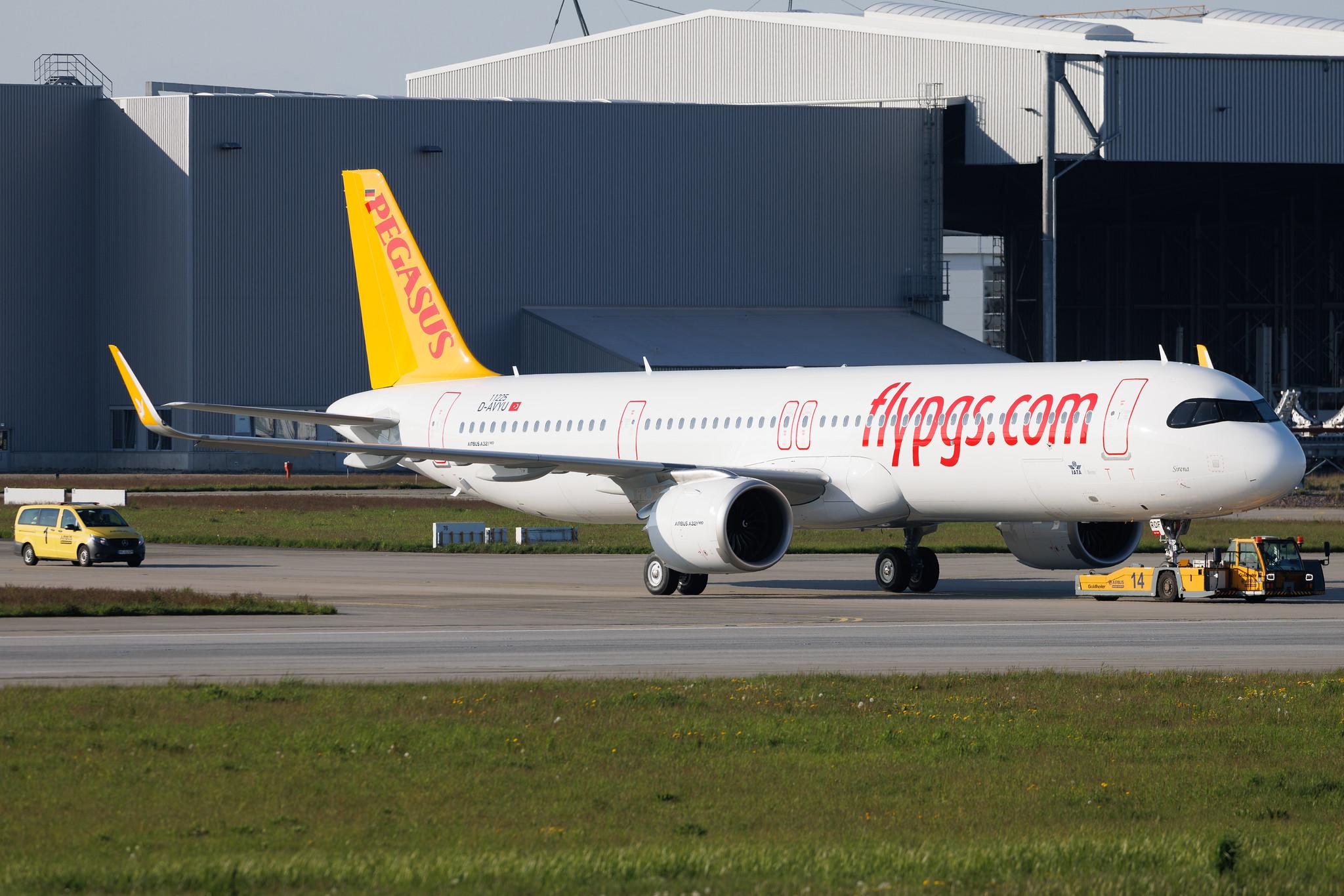 Hamburg Finkenwerder: Pegasus (PC / PGT) | Airbus A321-251NX A21N | D-AVYU | TC-RDF | MSN 11225