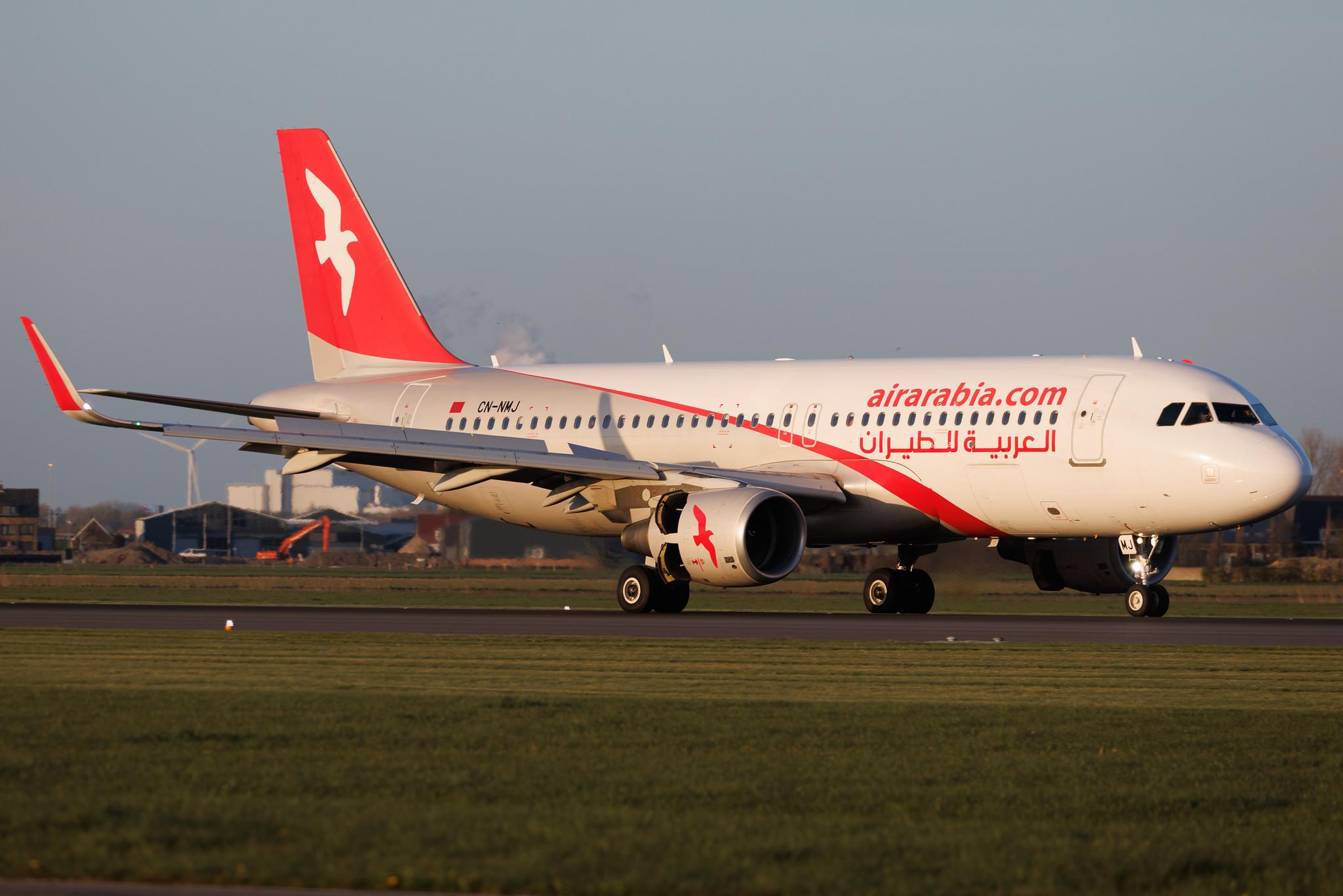Amsterdam Schiphol: Air Arabia (G9 / ABY) | Operator: Air Arabia Maroc | Airbus A320-214 A320 | CN-NMJ | MSN 6896