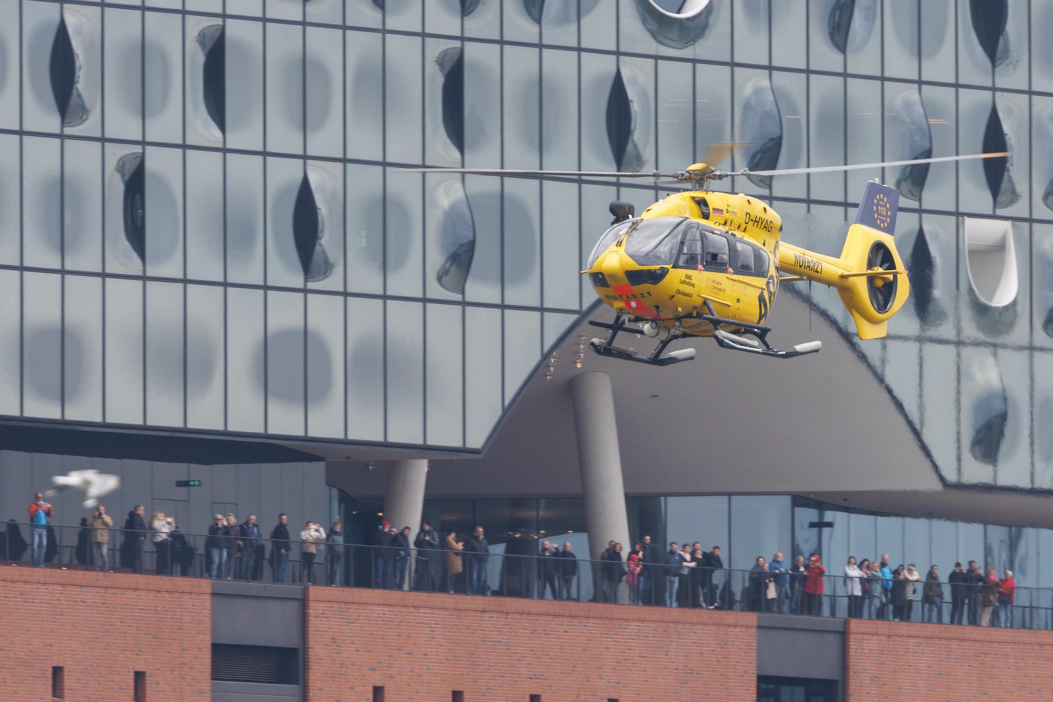 SOS Joint Rescue Operation: ADAC Luftrettung (/ CHX) | Operator: Germany - Air Ambulance |  Airbus Helicopters H145 EC45 | D-HYAG | MSN 20054