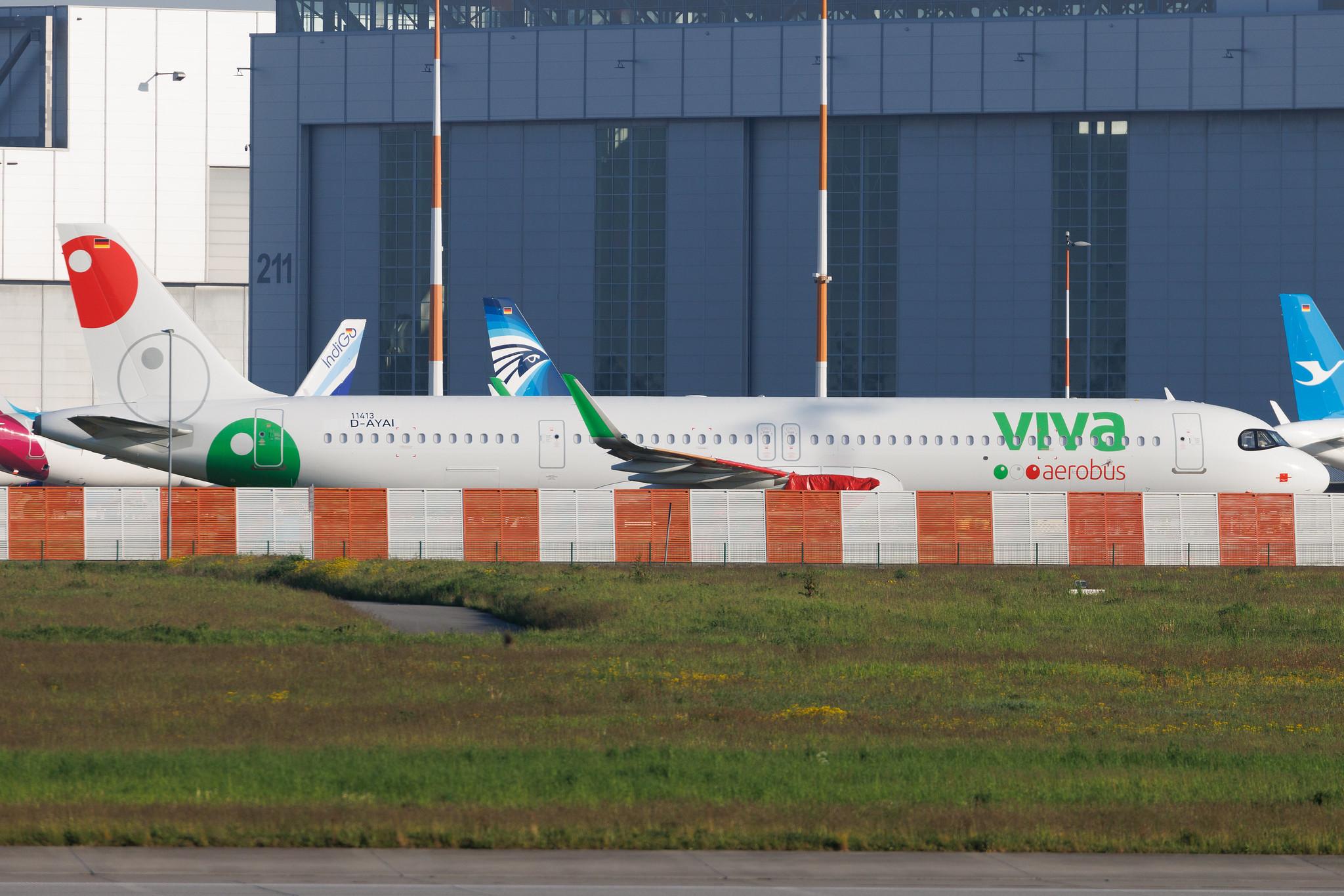 Hamburg Finkenwerder: Viva Aerobus (VB / VIV) | Airbus A321-271NX A21N | D-AYAI | XA- | MSN 11413
