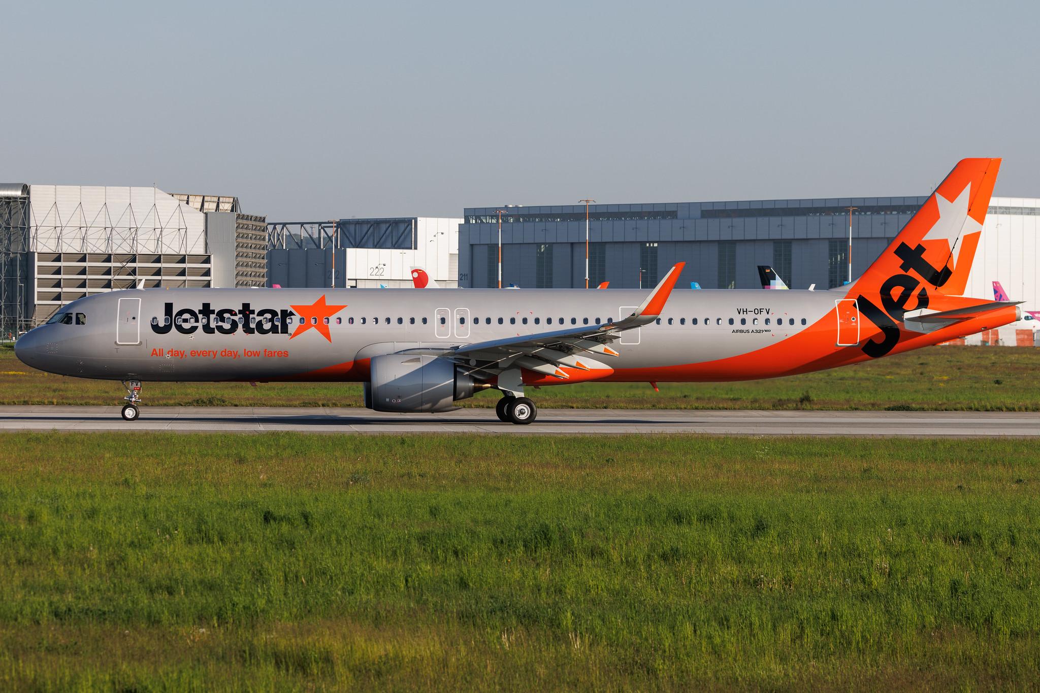 Hamburg Finkenwerder: Jetstar (JQ / JST) | Airbus A321-251NX A21N | VH-OFV | MSN 11301
