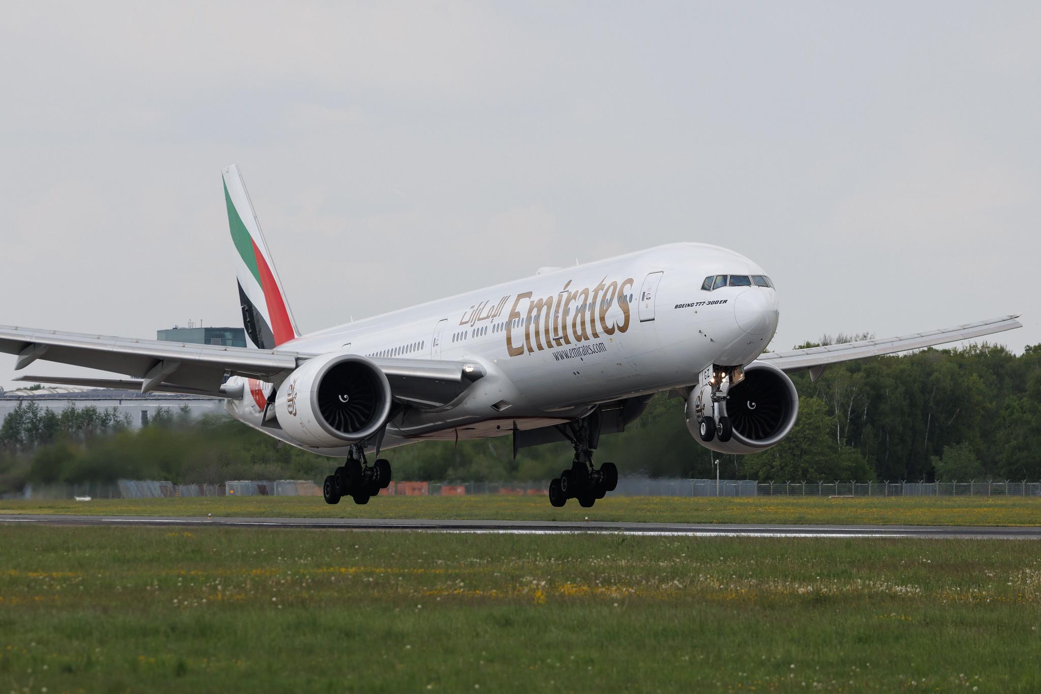 Hamburg Airport: Emirates (EK / UAE) | Boeing 777-31H(ER) B77W | A6-EGZ | MSN 41081