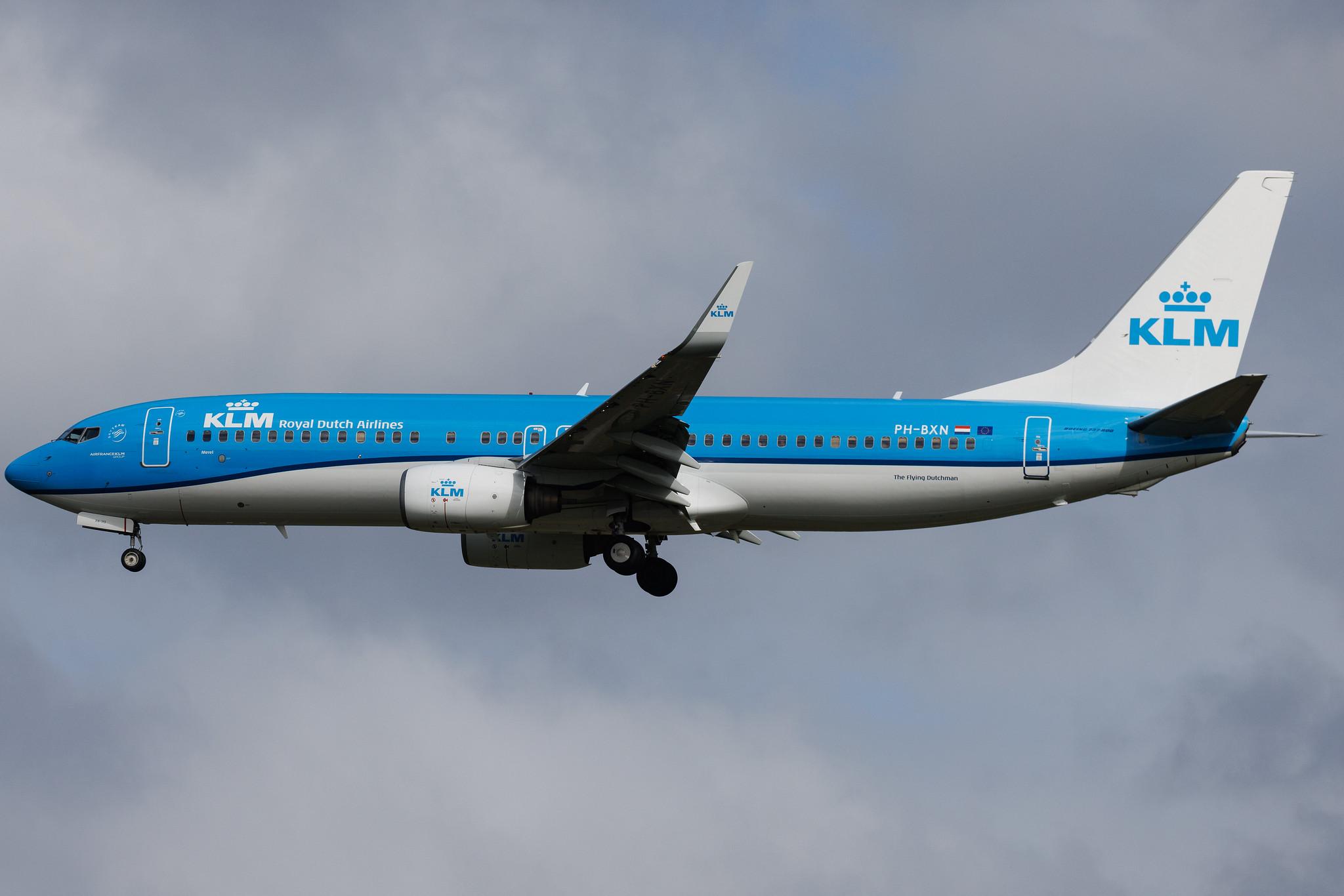 Amsterdam Schiphol: KLM (KL / KLM) | Boeing 737-8K2 B738 | PH-BXN | MSN 30356