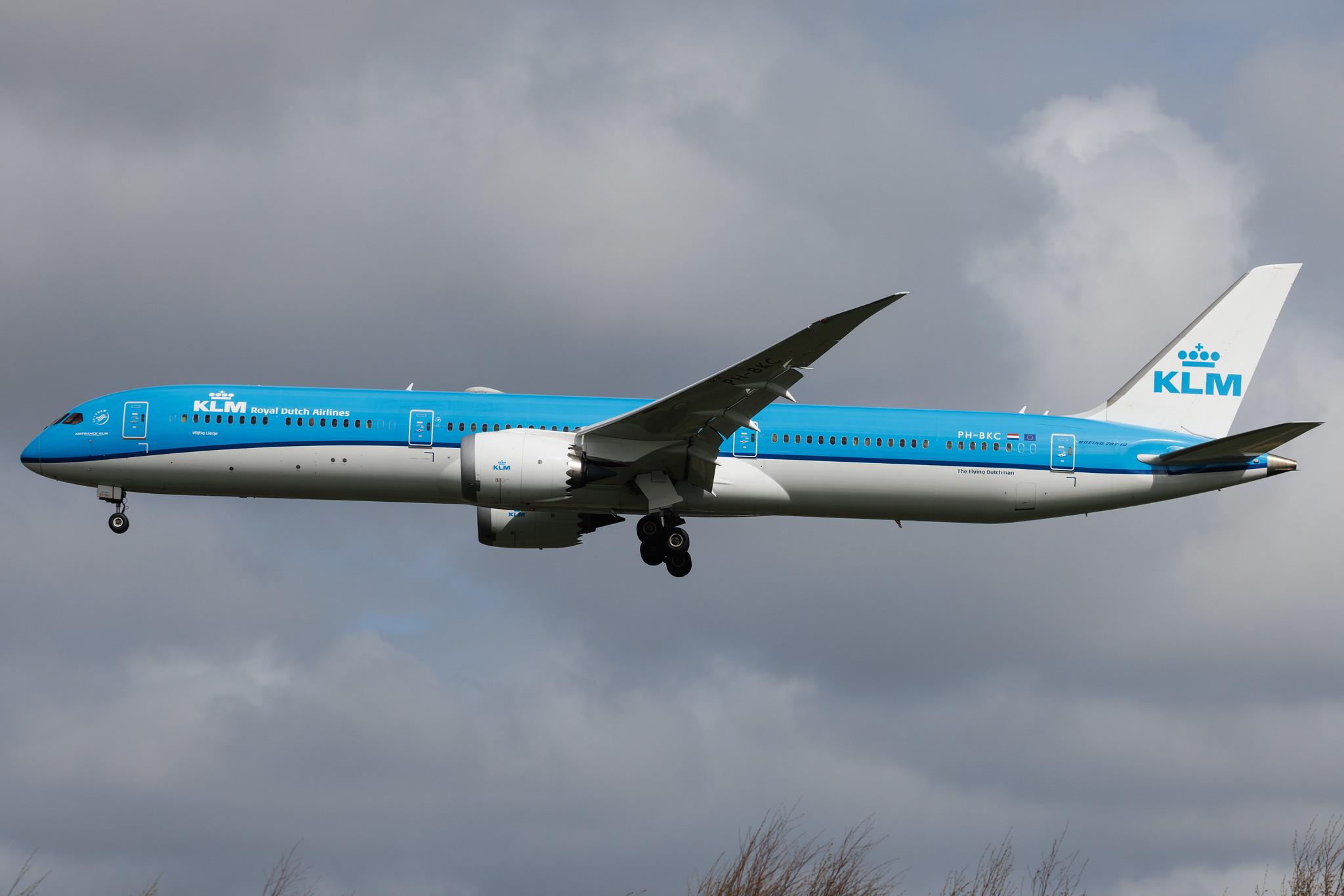Amsterdam Schiphol: KLM (KL / KLM) | Boeing 787-10 Dreamliner B78X | PH-BKC | MSN 42503