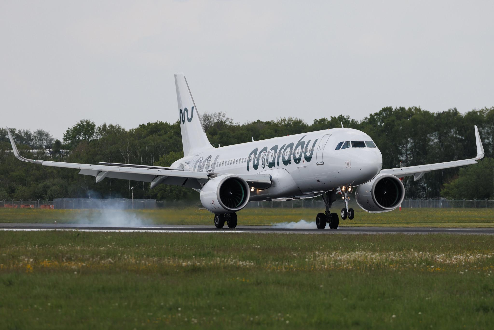 Hamburg Airport: Marabu (DI / MBU) | Airbus A320-271N A20N | ES-MBU | MSN 06799