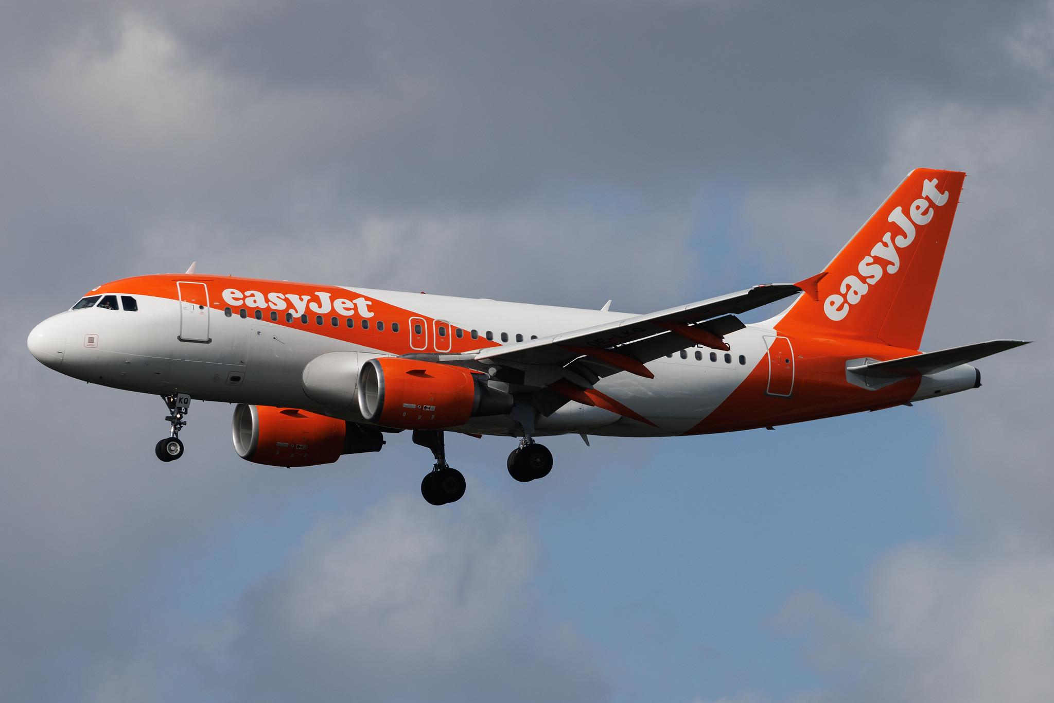 Amsterdam Schiphol: easyJet (U2 / EZY) | Operator: easyJet Europe | Airbus A319-111 A319 | OE-LKQ | MSN 3061