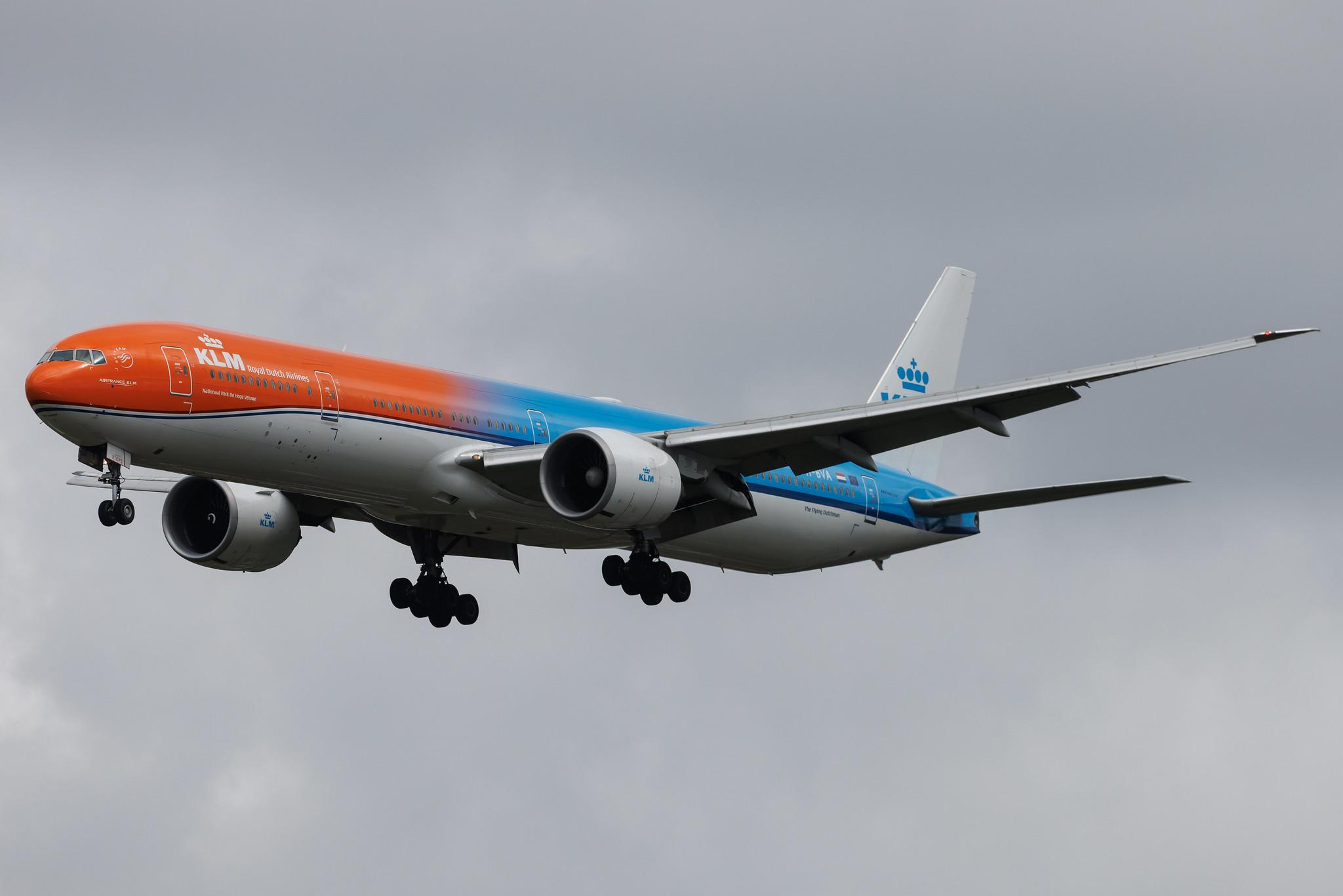 Amsterdam Schiphol: KLM (KL / KLM) | Livery: Orange Pride Livery | Boeing 777-306(ER) B77W | PH-BVA | MSN 35671