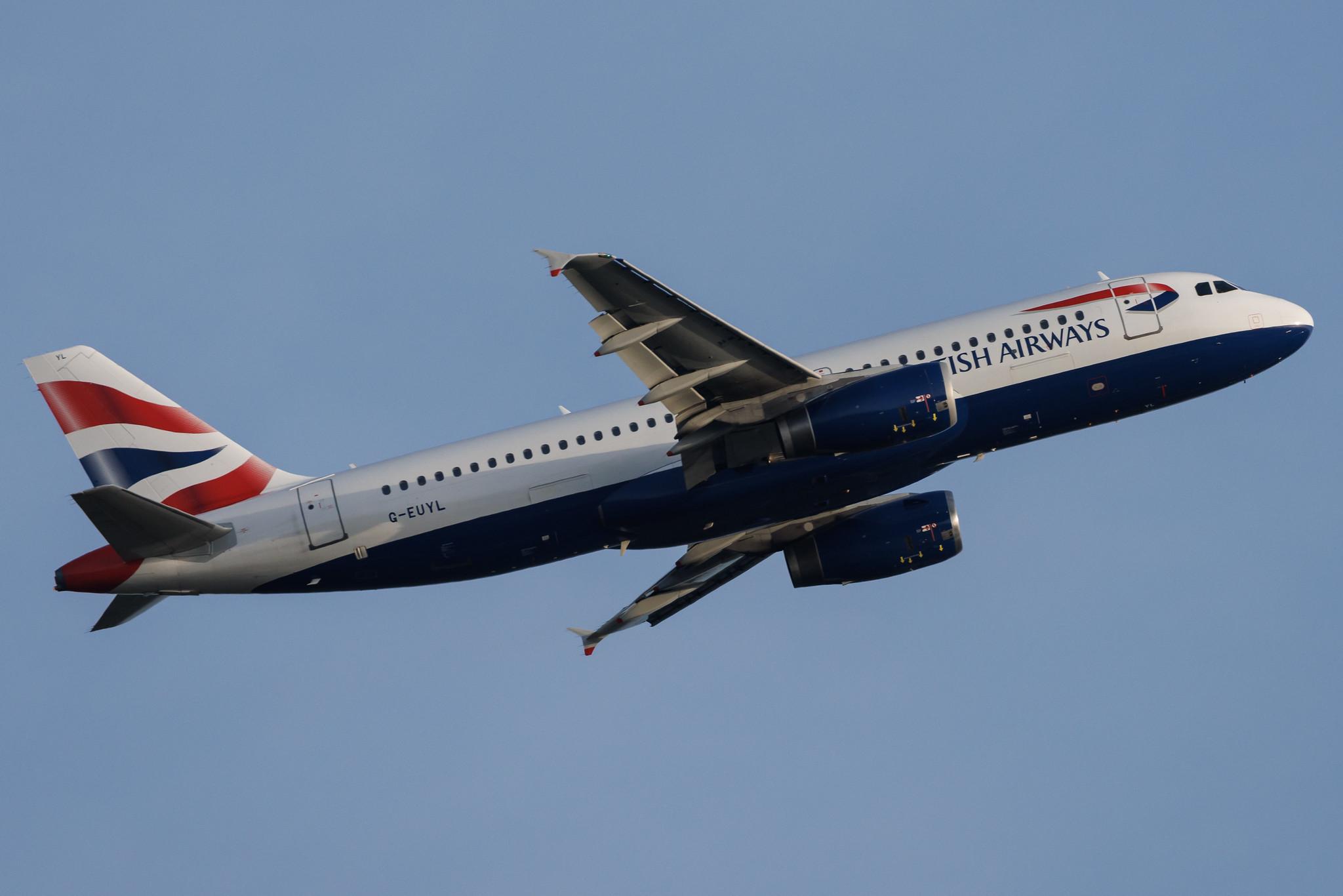 Hamburg Airport: British Airways (BA / BAW) | Airbus A320-232 A320 | G-EUYL | MSN 4725