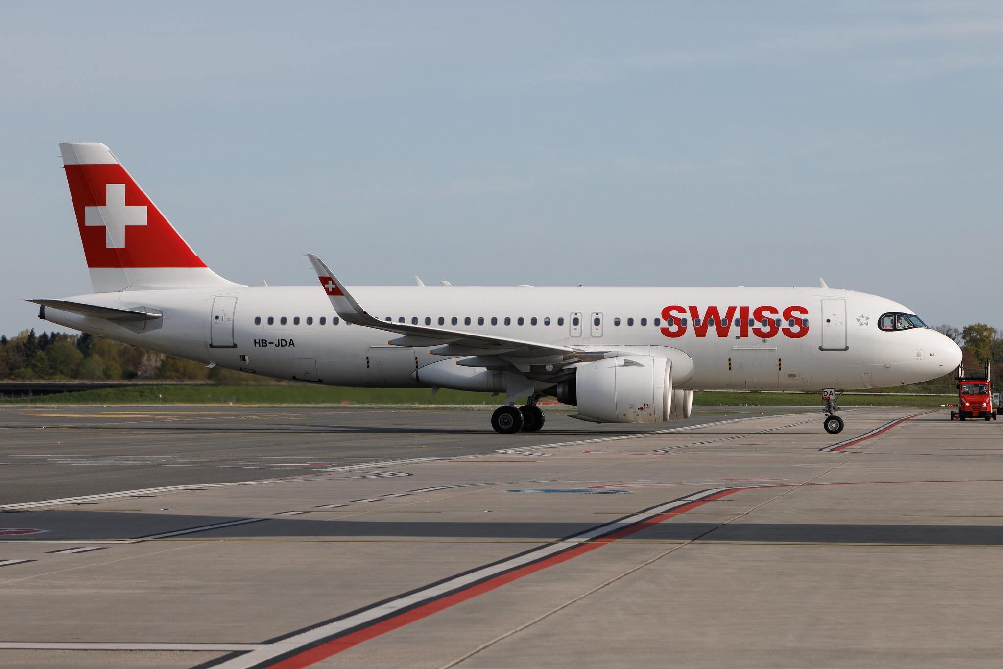 Hamburg Airport: Swiss (LX / SWR) | Airbus A320-271N A20N | HB-JDA | MSN 9246