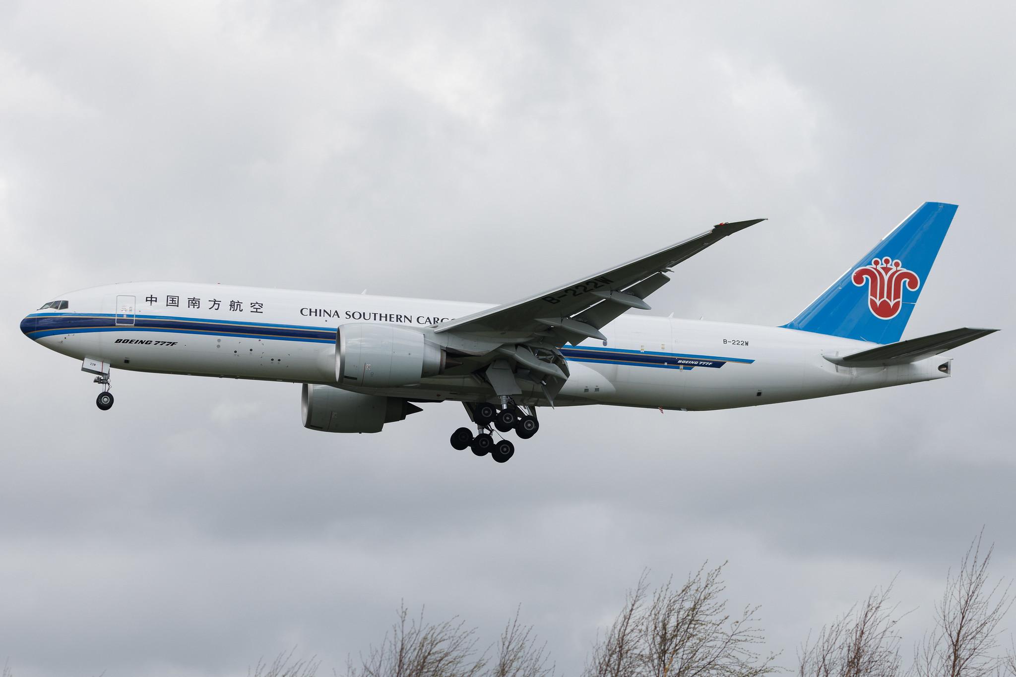Amsterdam Schiphol: China Southern Cargo (/ CSG) | Operator: China Southern Airlines | Boeing 777-F B77L | B-222W | MSN 67820