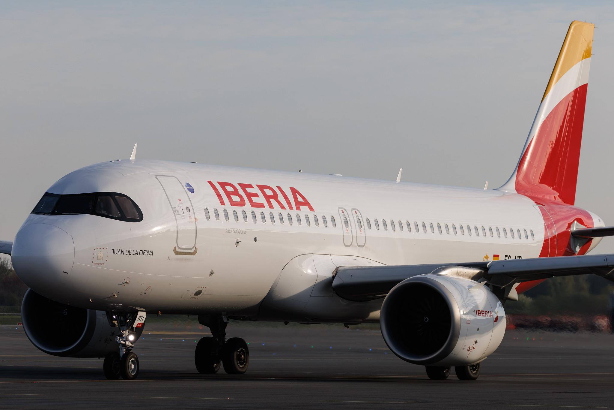 Hamburg Airport: Iberia (IB / IBE) | Airbus A320-251N A20N | EC-NTI | MSN 10706