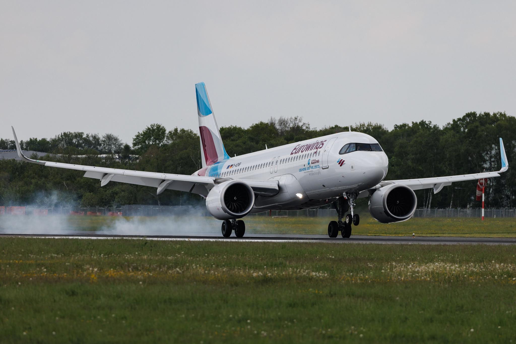 Hamburg Airport: Eurowings (EW / EWG) | Airbus A320-251N A20N | D-AENB | MSN 10798