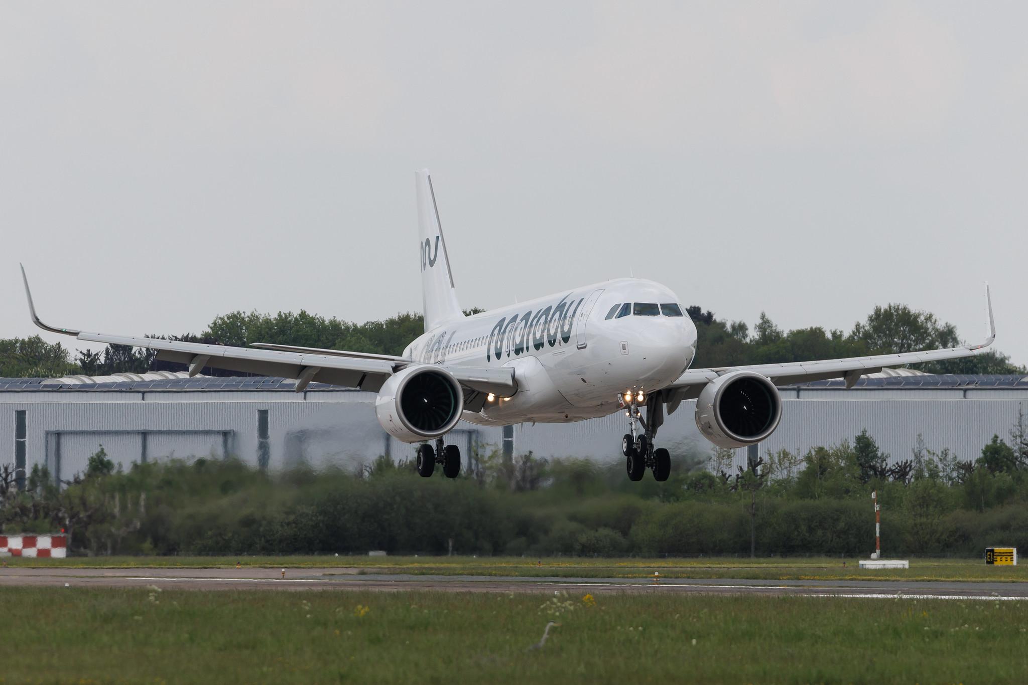 Hamburg Airport: Marabu (DI / MBU) | Airbus A320-271N A20N | ES-MBU | MSN 06799