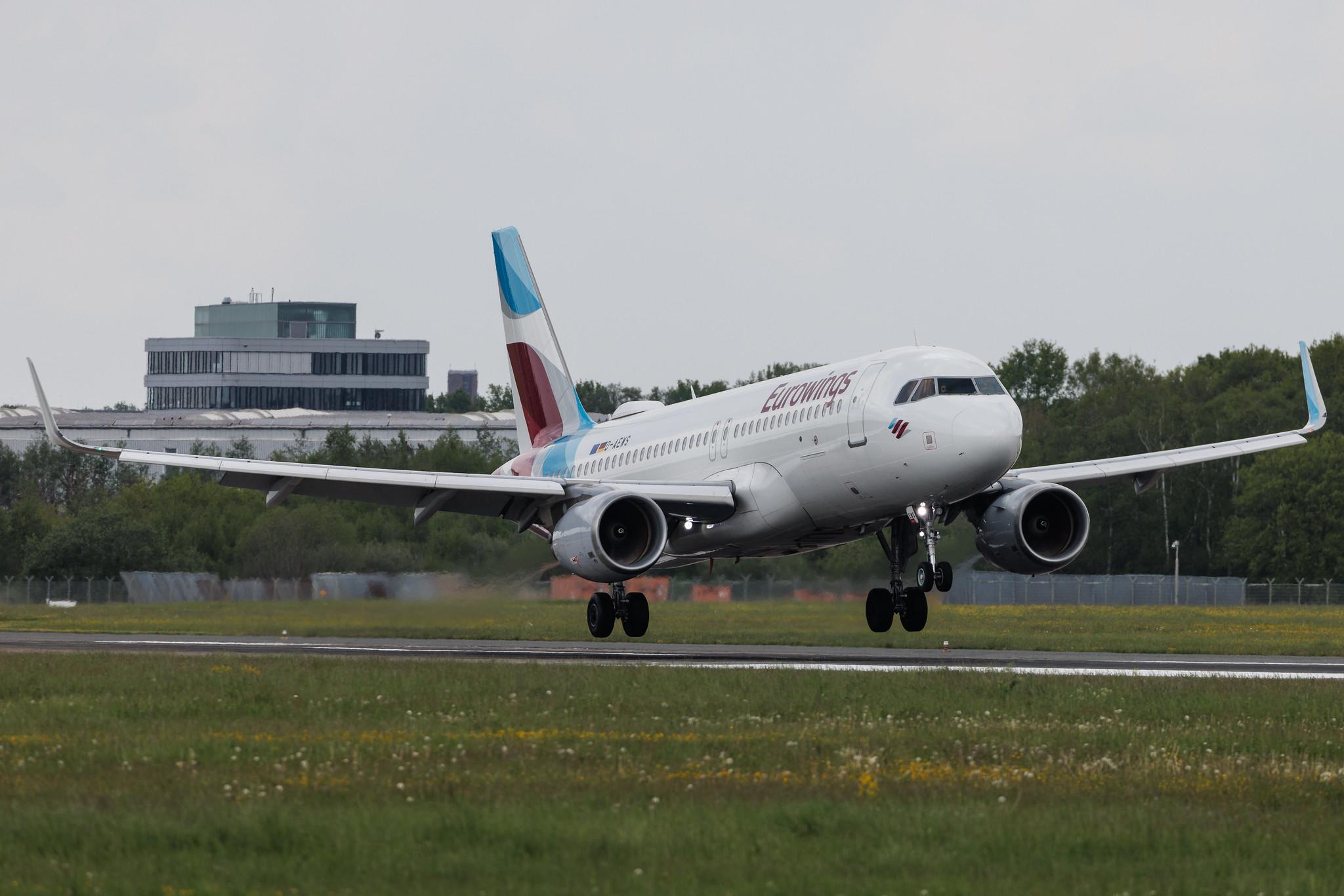 Hamburg Airport: Eurowings (EW / EWG) | Airbus A320-214 A320 | D-AEWS | MSN 7439