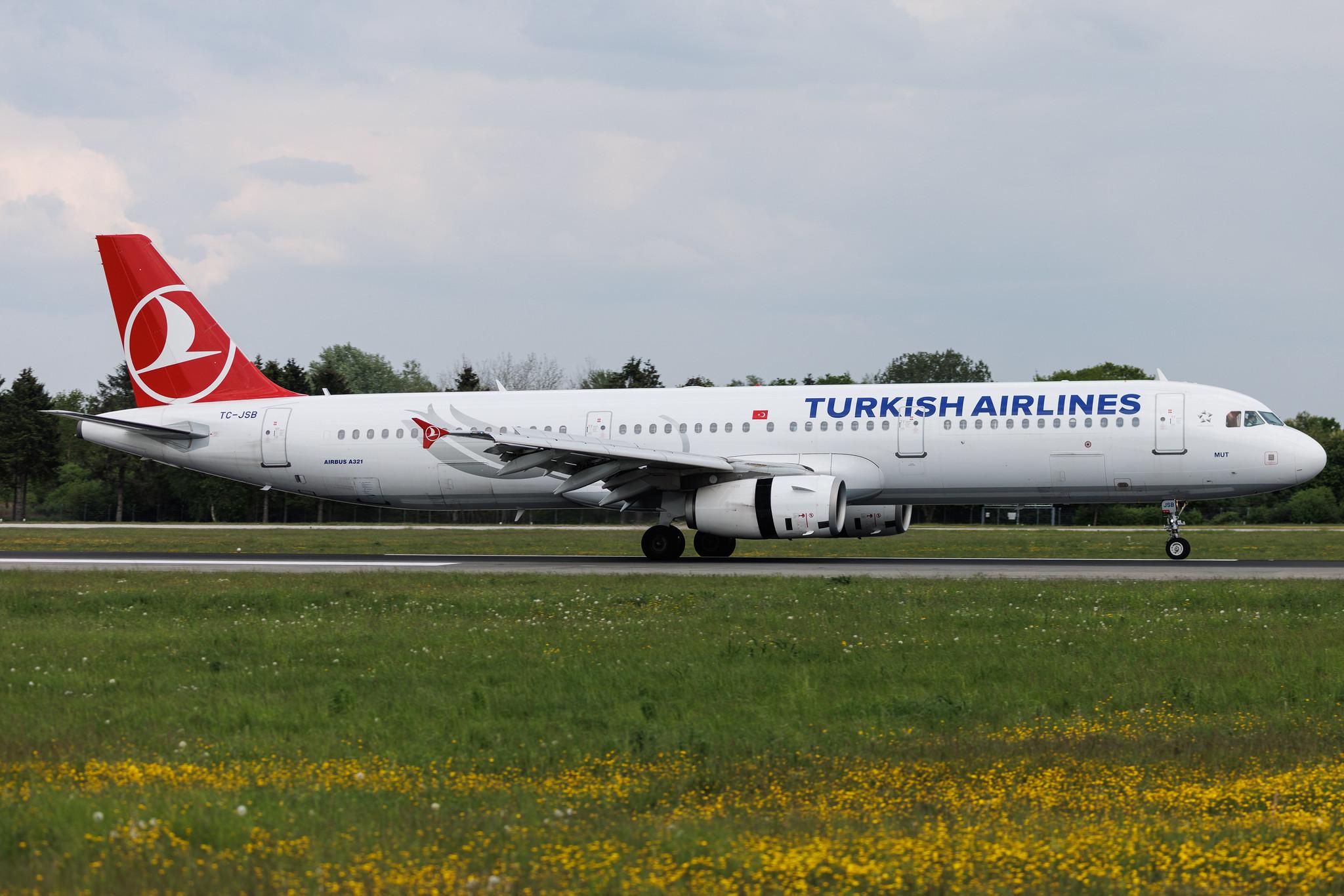 Hamburg Airport: Turkish Airlines (TK / THY) |  Airbus A321-231 A321 | TC-JSB | MSN 5205