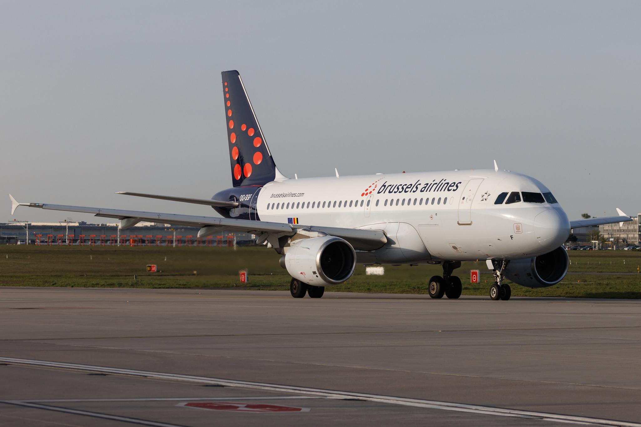 Hamburg Airport: Brussels Airlines (SN / BEL) | Airbus A319-111 A319 | OO-SSF | MSN 2763